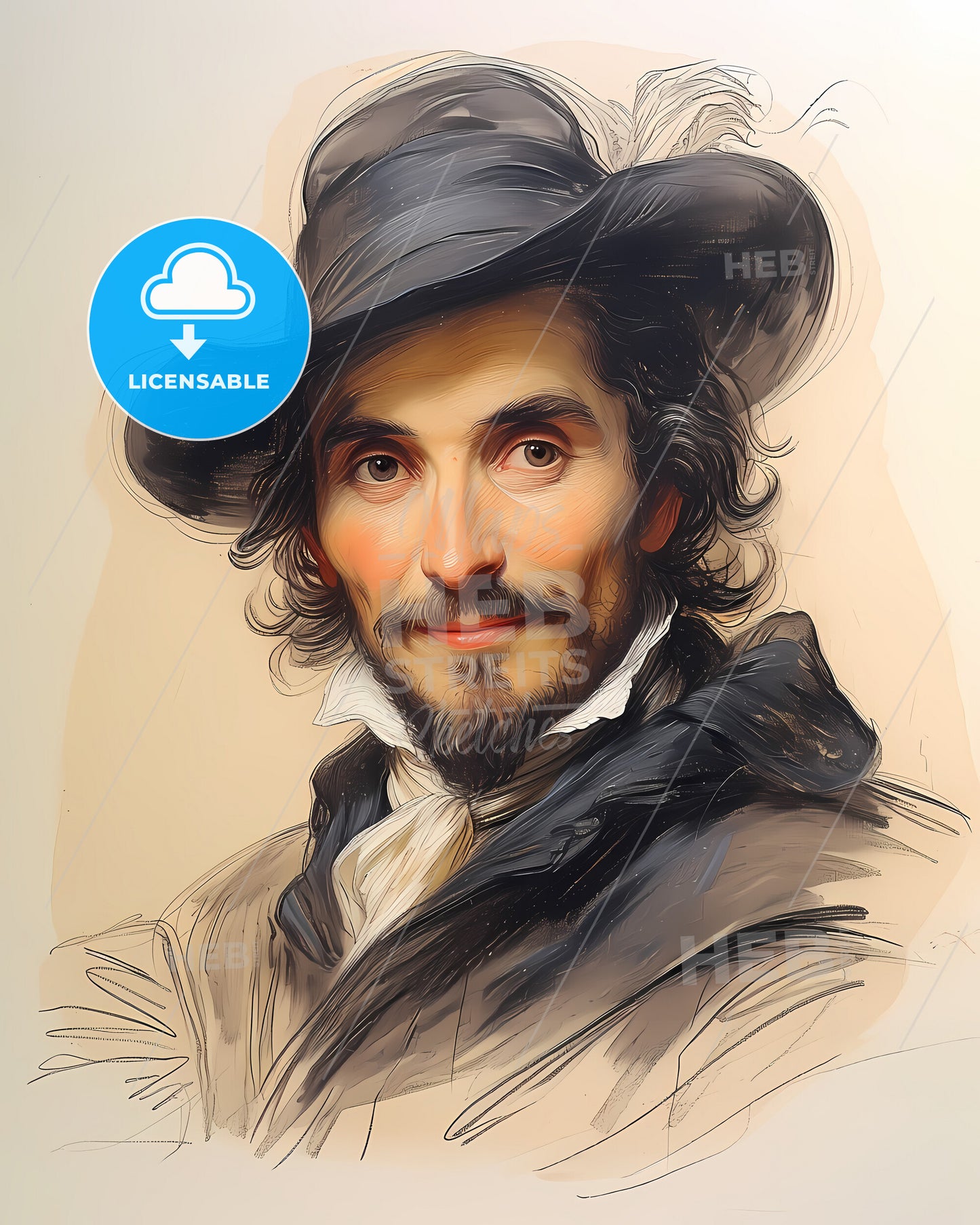 Francisco, Pizarro, 1471 - 1541, a man with a hat