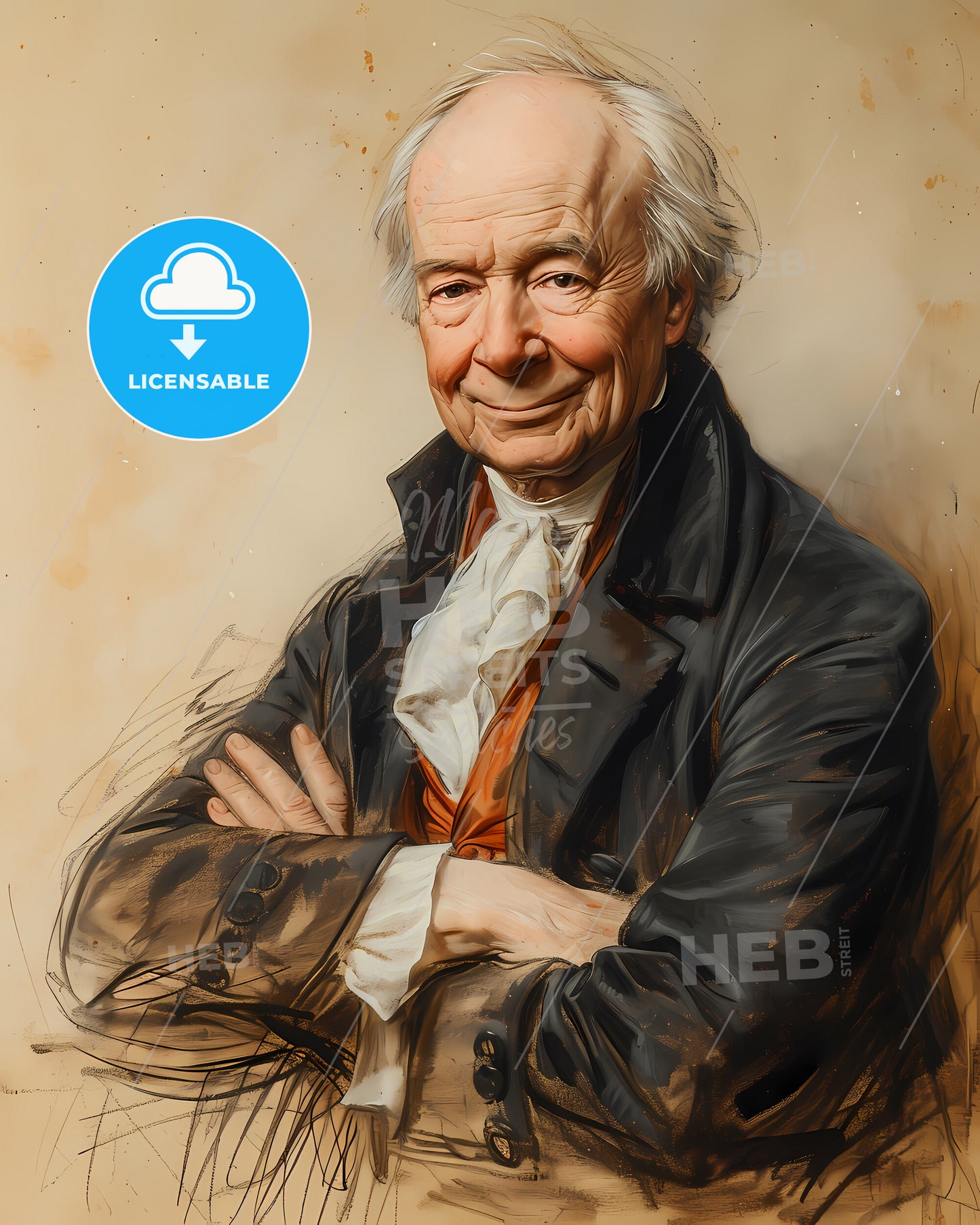 John, Adams, 1735 - 1826, a man with his arms crossed