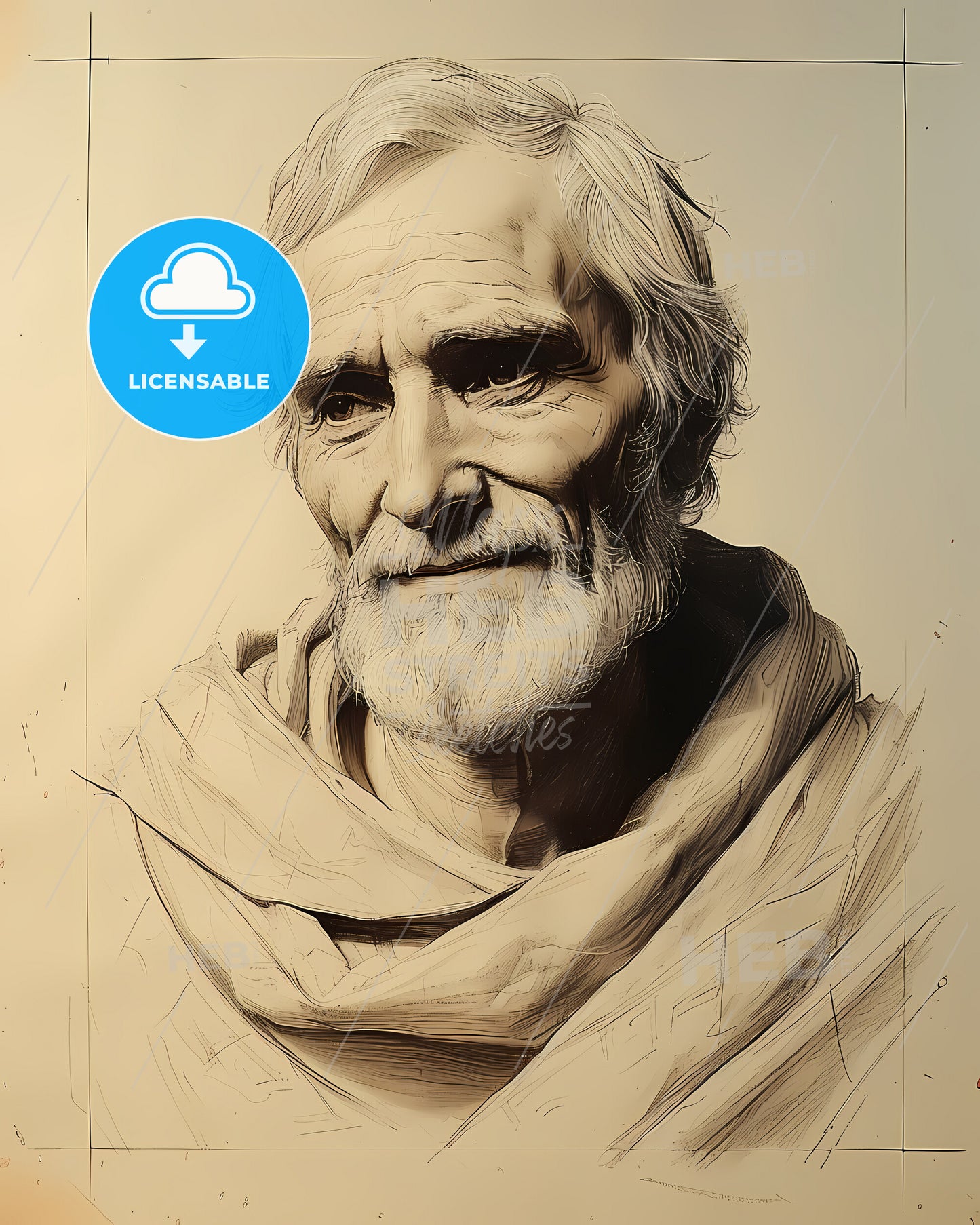 Hrolf, Kraki, c. 6th century - c. 580, a drawing of a man