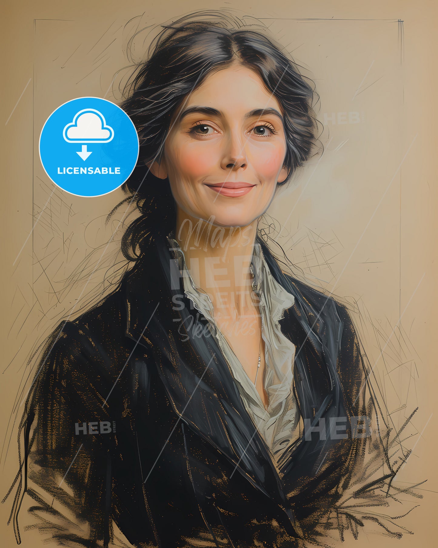 Isabella, Bird, 1831 - 1904, a woman in a suit