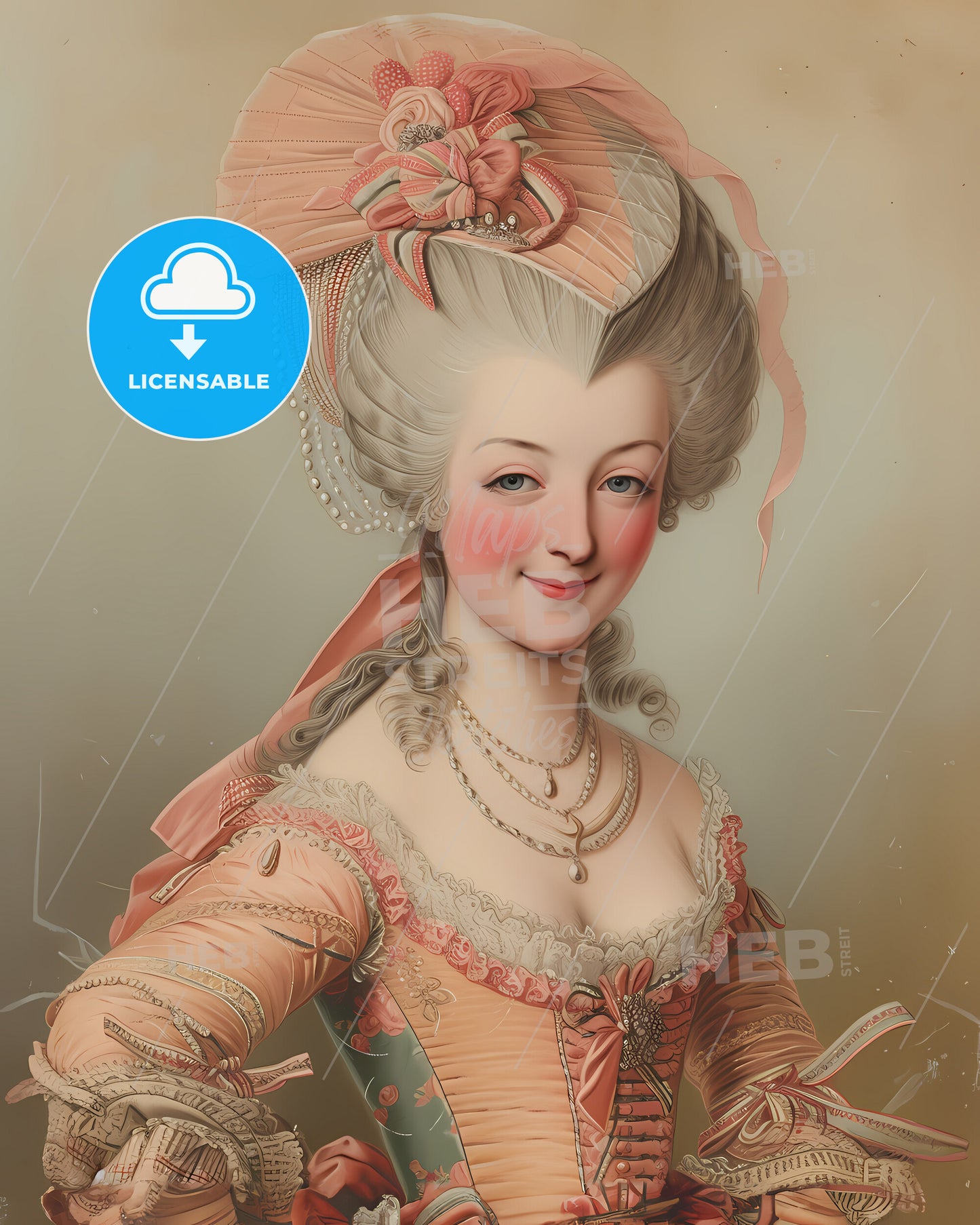 Maria, Theresa, 1717 - 1780, a woman in a dress