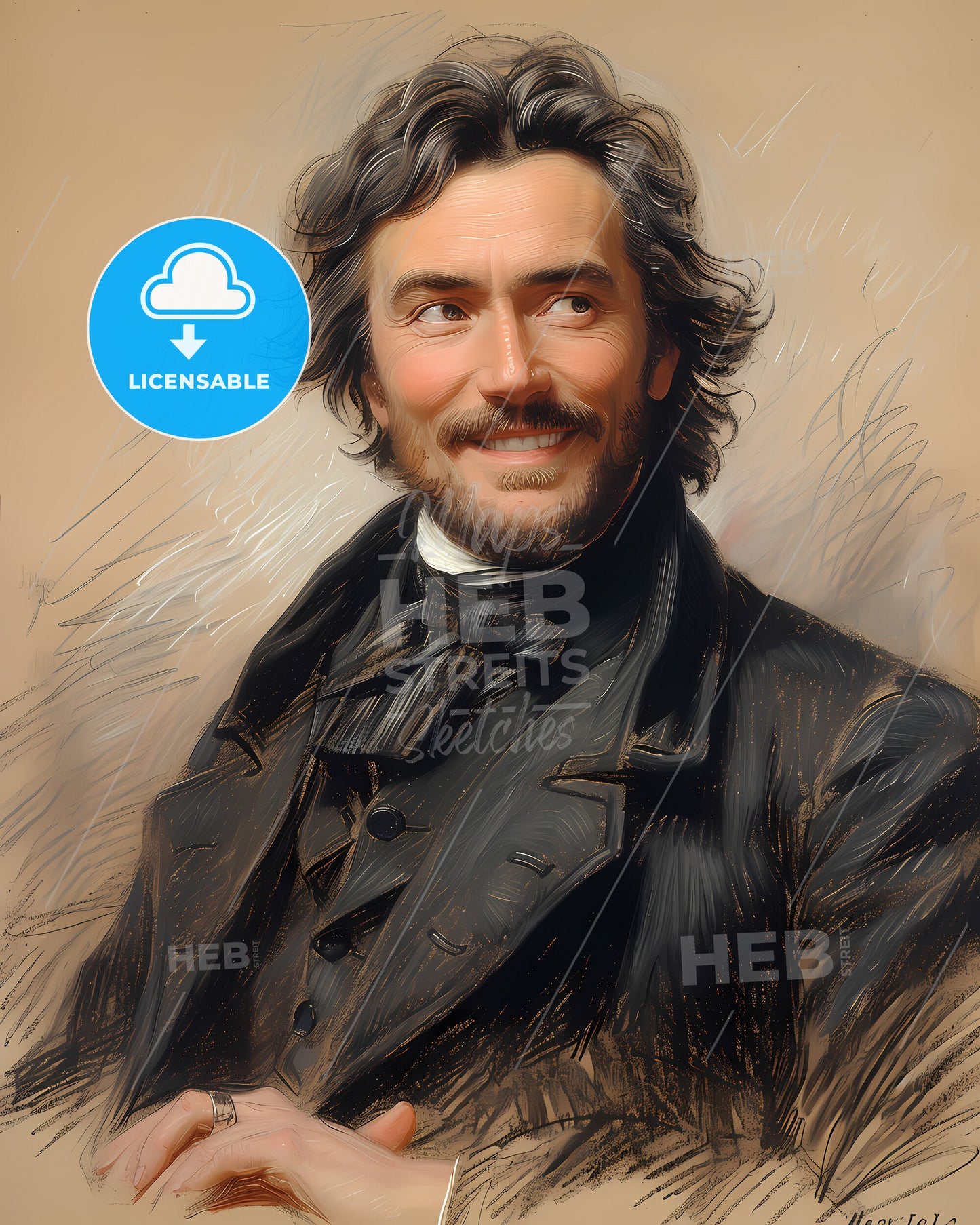 John Loudon, McAdam, 1756 - 1836, a man in a suit