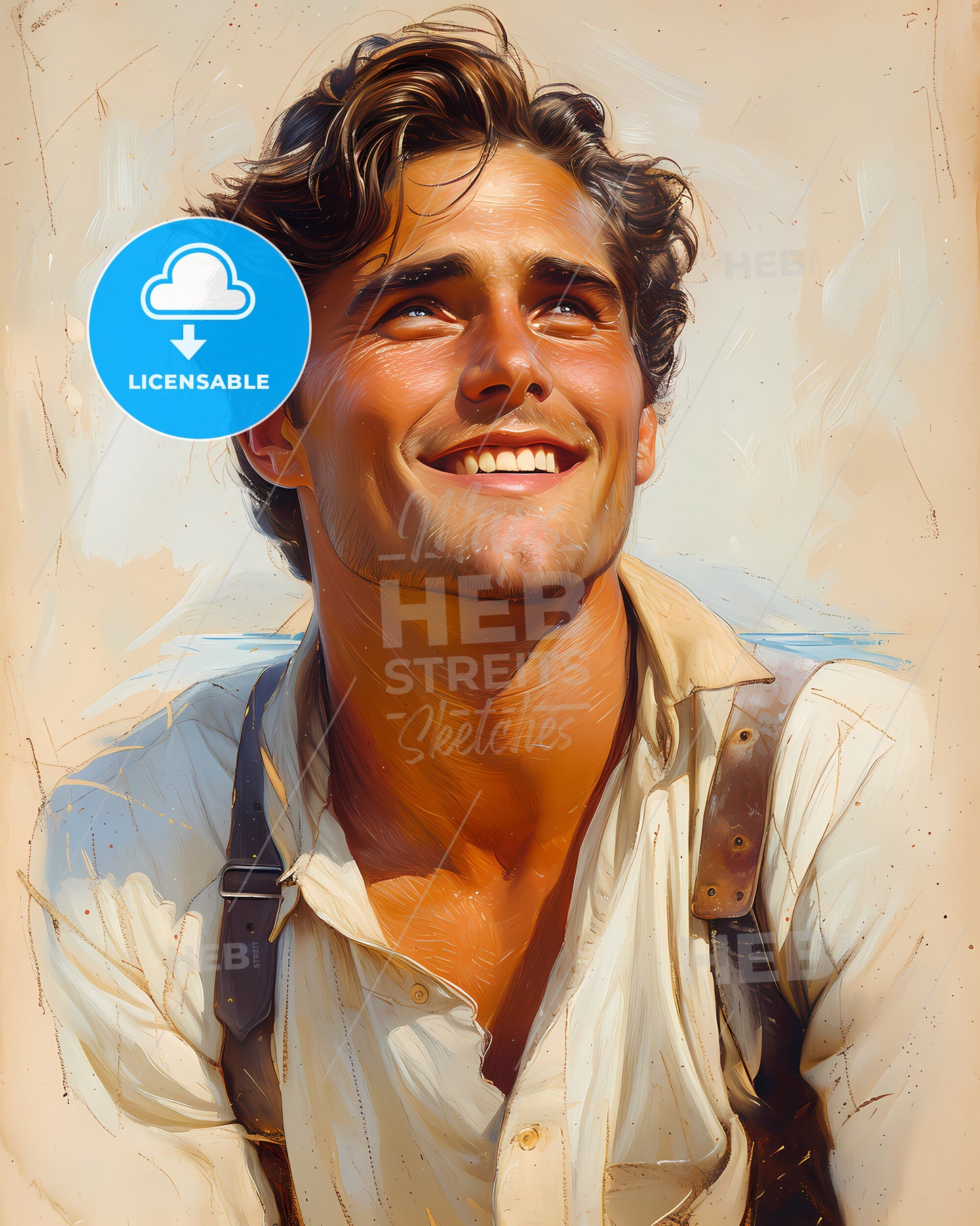 George, Mallory, 1886 - 1924, a man smiling with brown hair