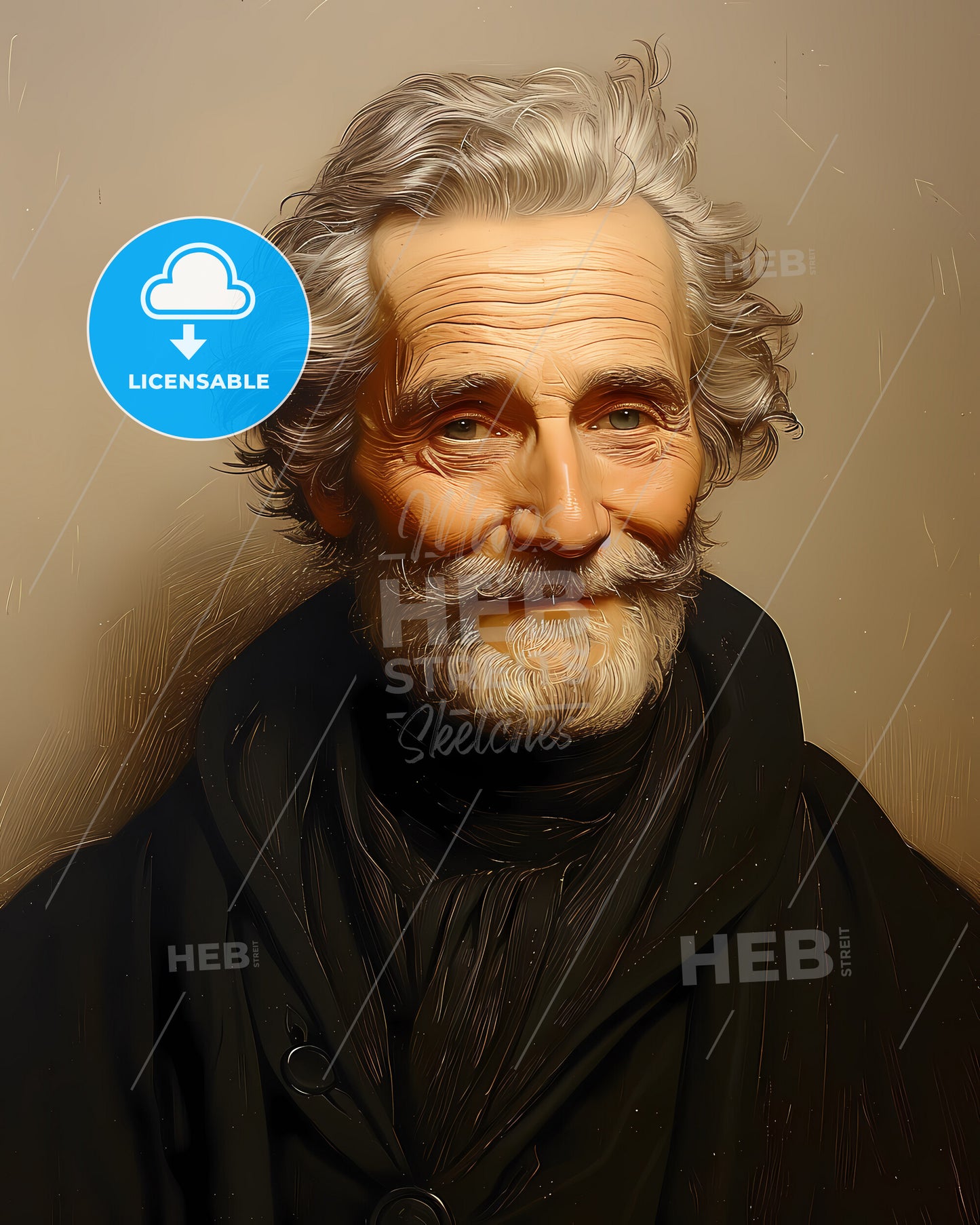 George, Vancouver, 1757 - 1798, a man with a beard and mustache