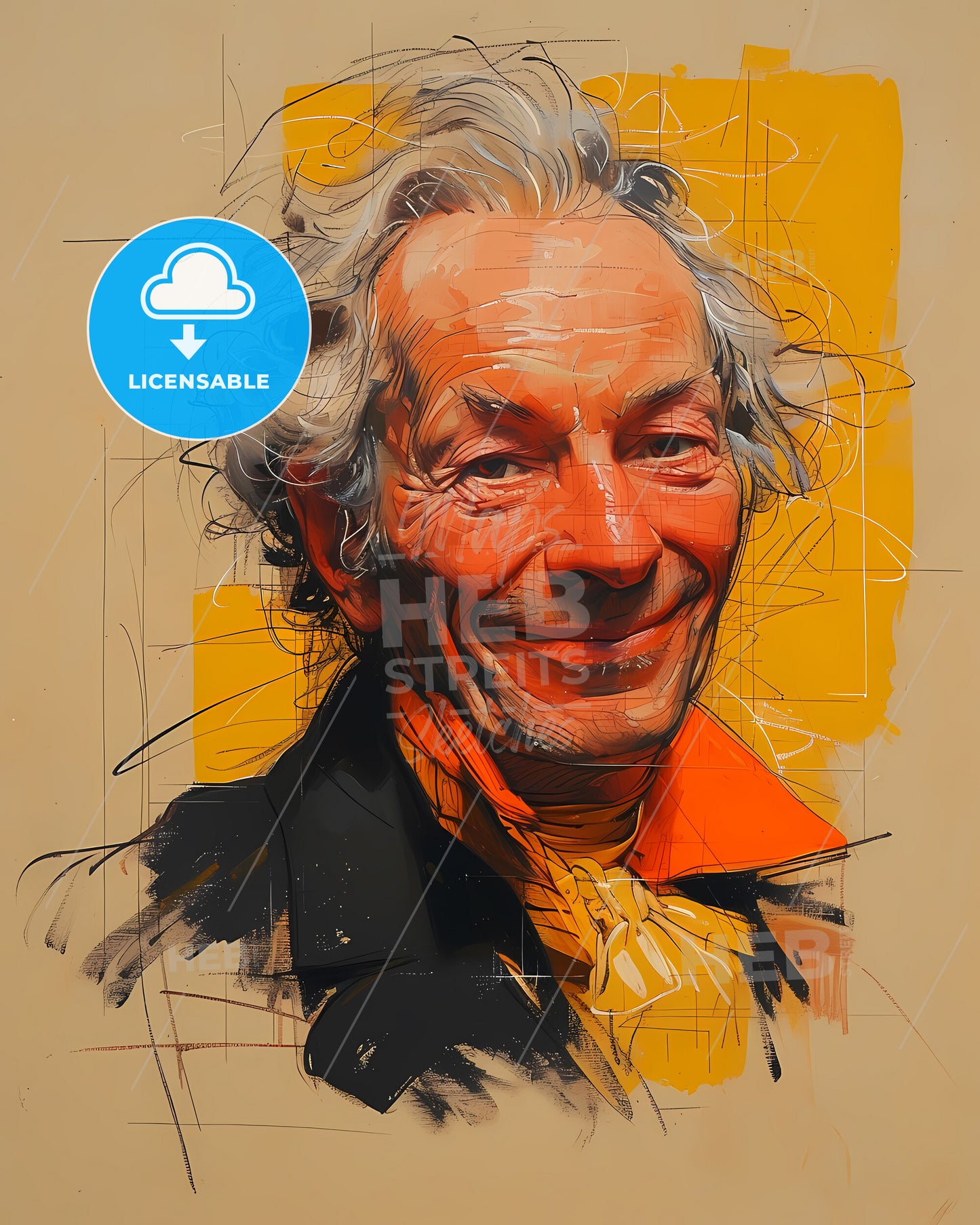 Charles, Baudelaire, 1821 - 1867, a painting of a man