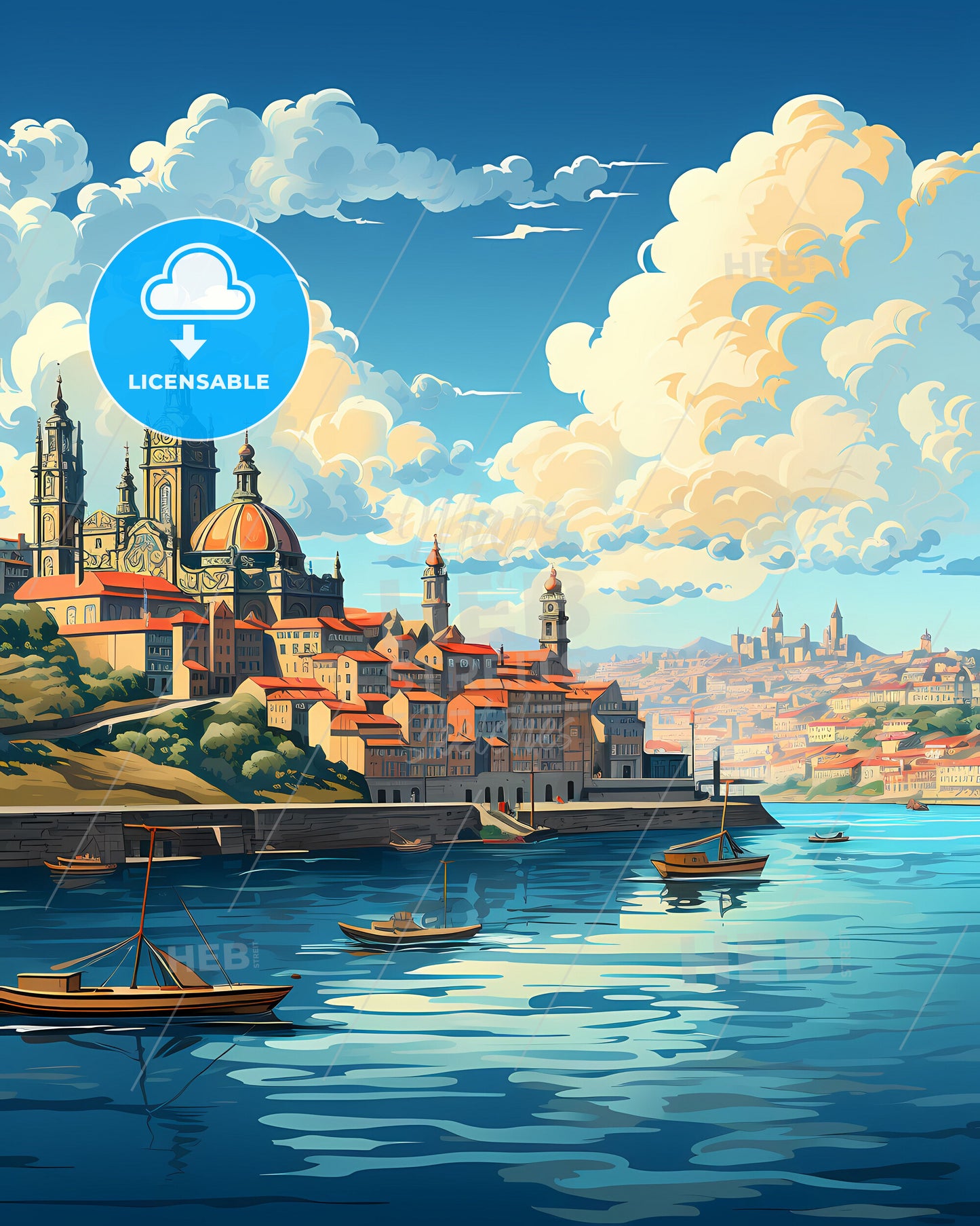 Vila Do Conde, Portugal, a city by the water