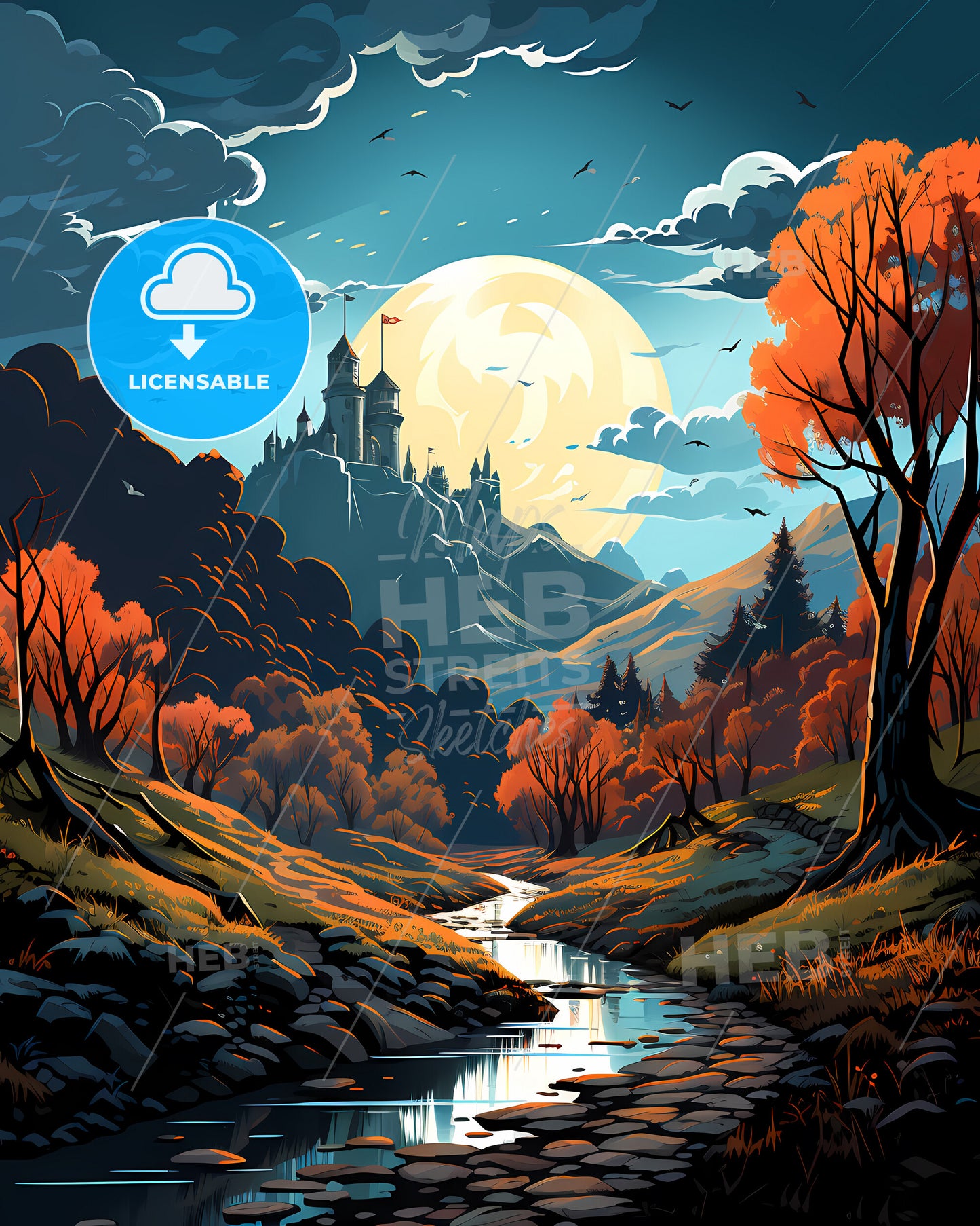 Edinburgh, Edinburgh, a river running through a valley with trees and a castle