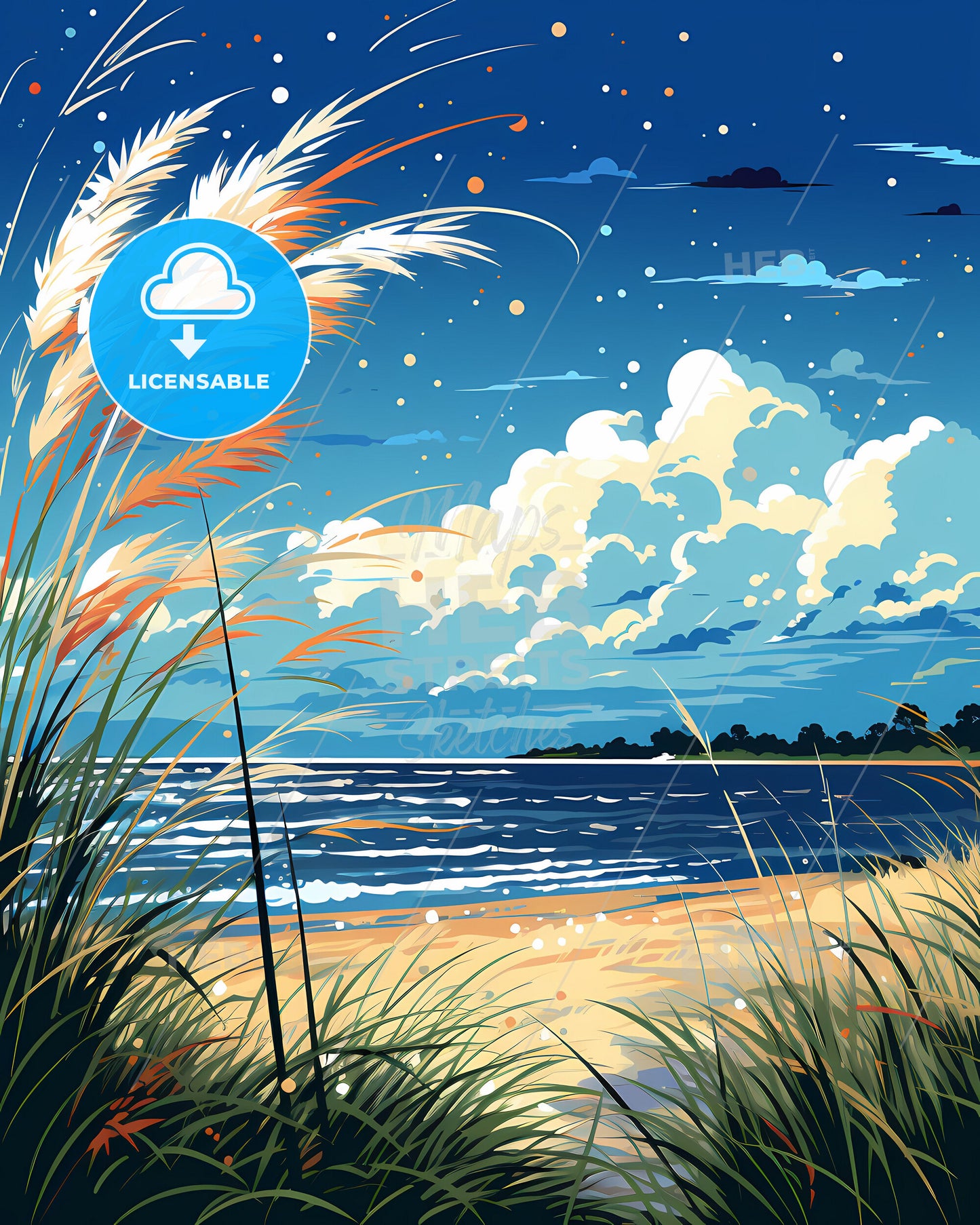 Swansea, Swansea, a beach with grass and water