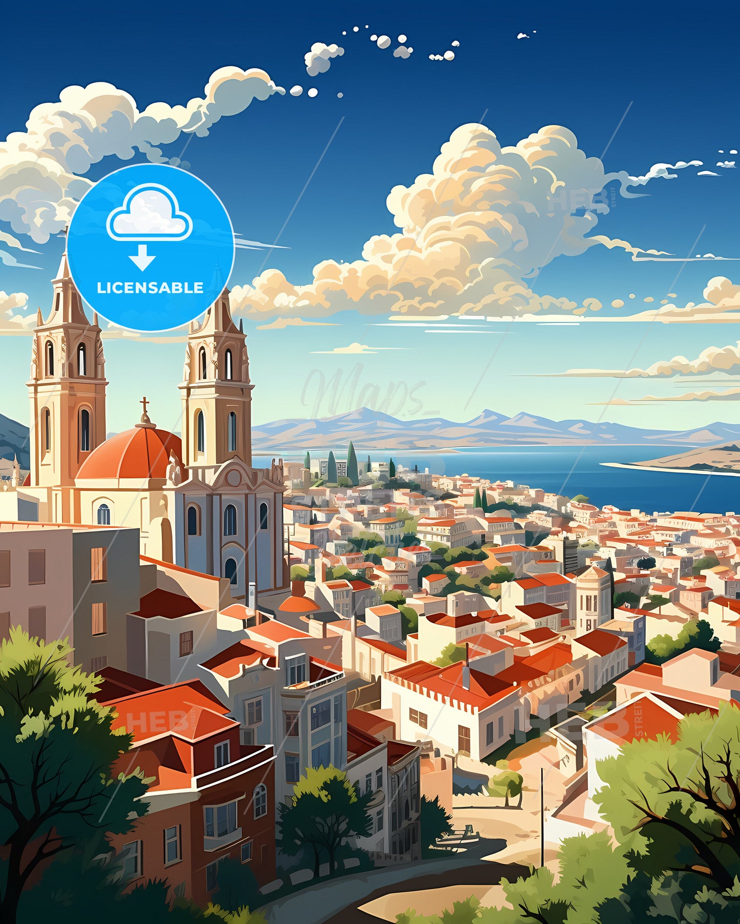 Amadora, Portugal, a city with a large building and a body of water