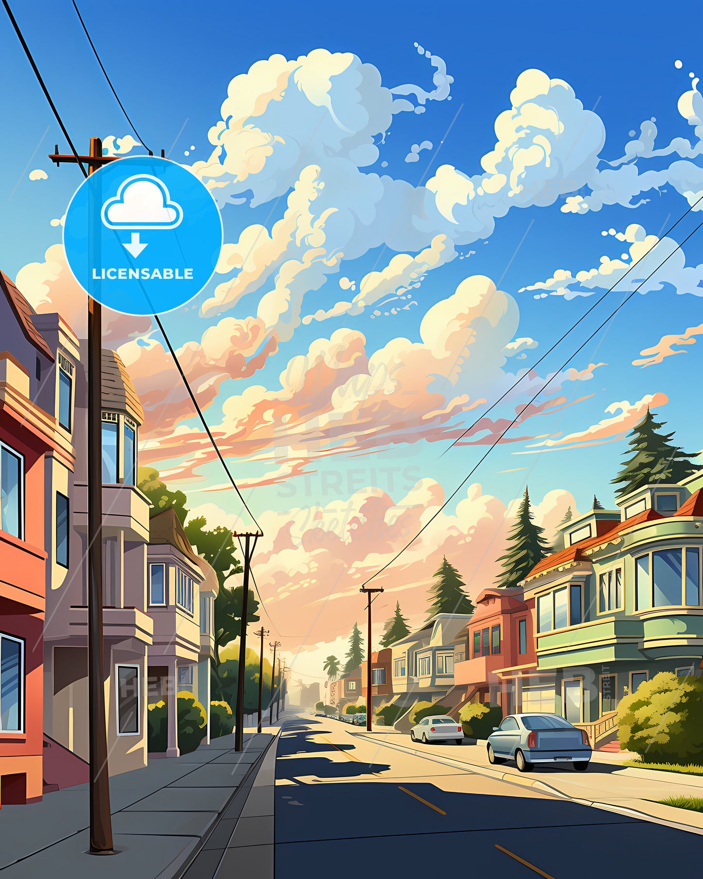 Santa Cruz, California, a street with cars and buildings on the side