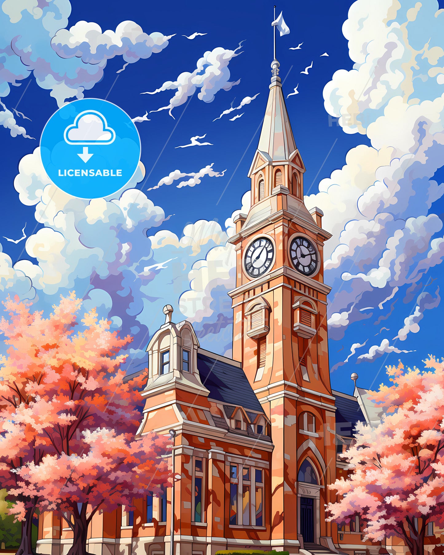 Apeldoorn, Netherlands, a building with a clock tower