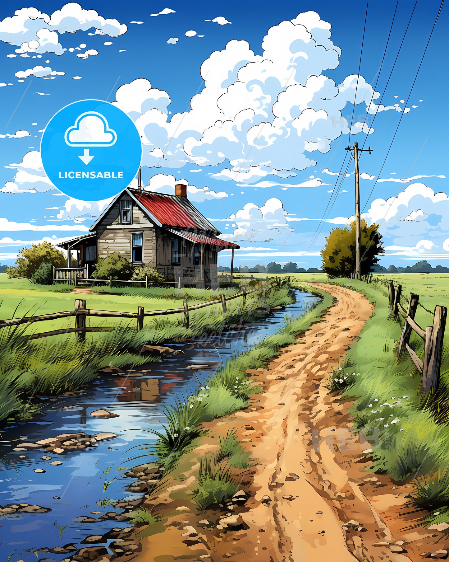 Etten-Leur, Netherlands, a house next to a stream