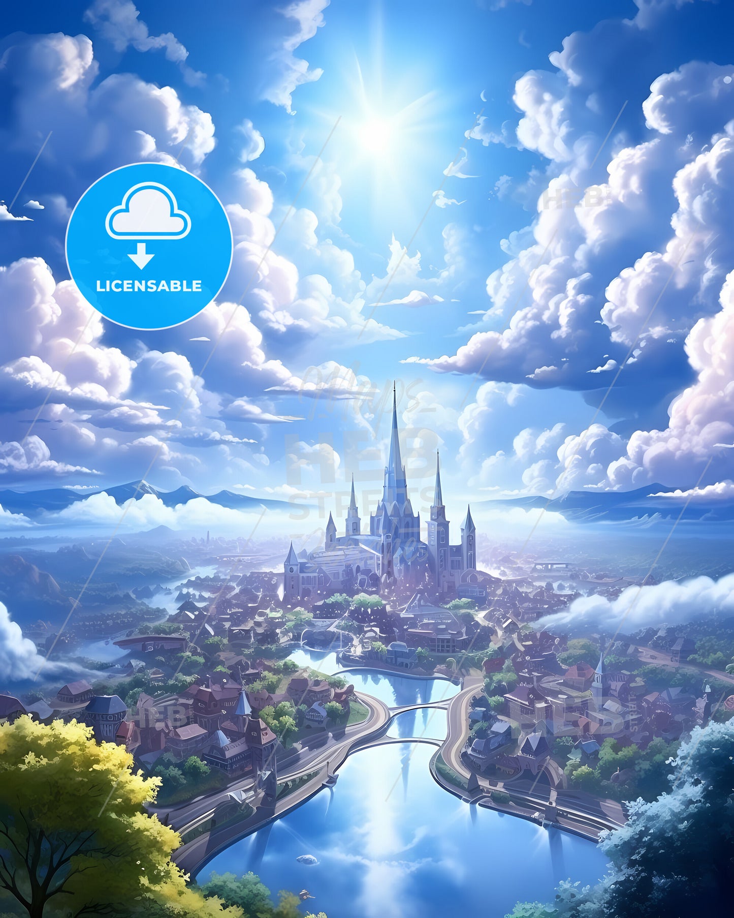 Clarksville, Tennessee, a city with a castle and a river