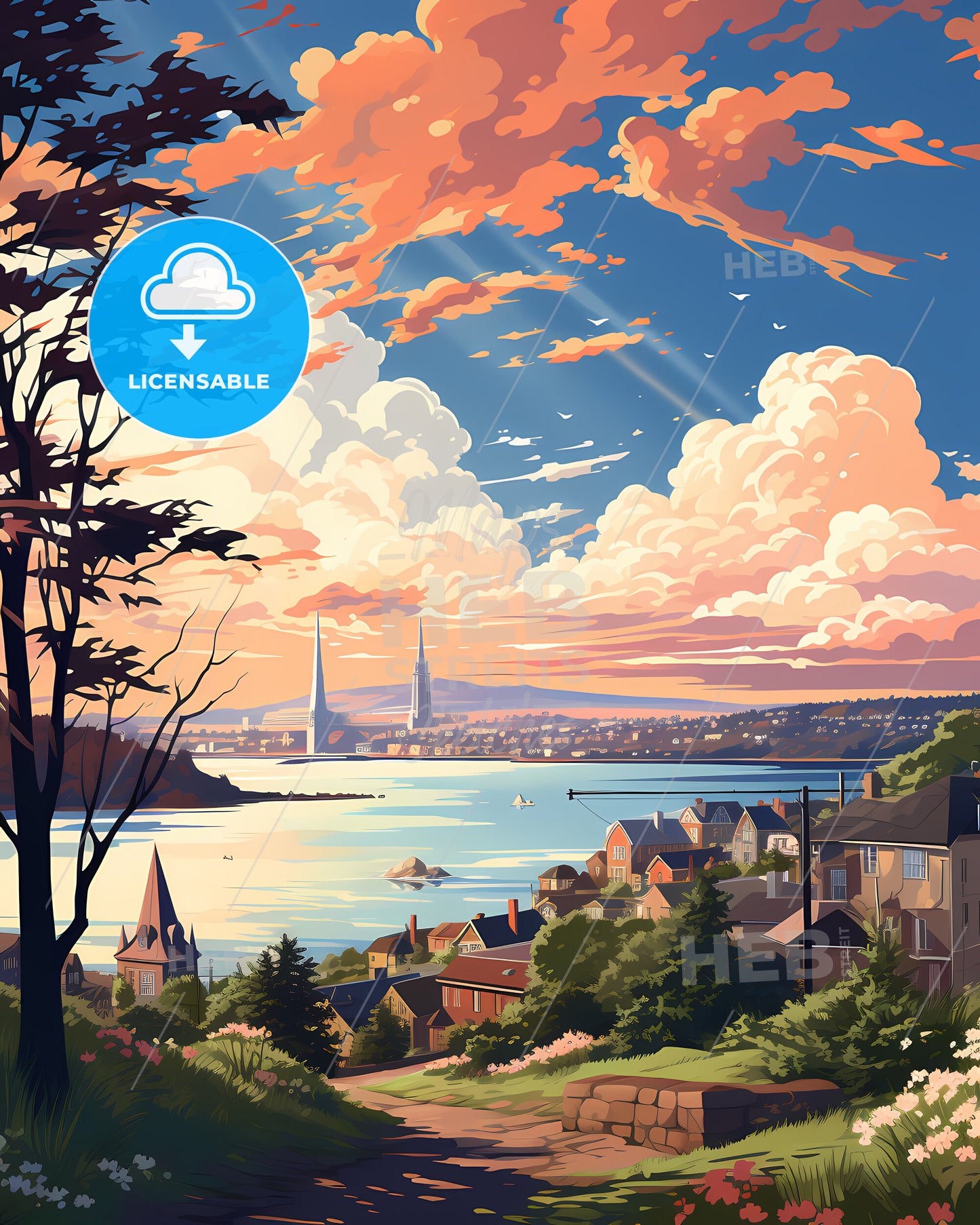 Cranston, Rhode Island, a city by the water