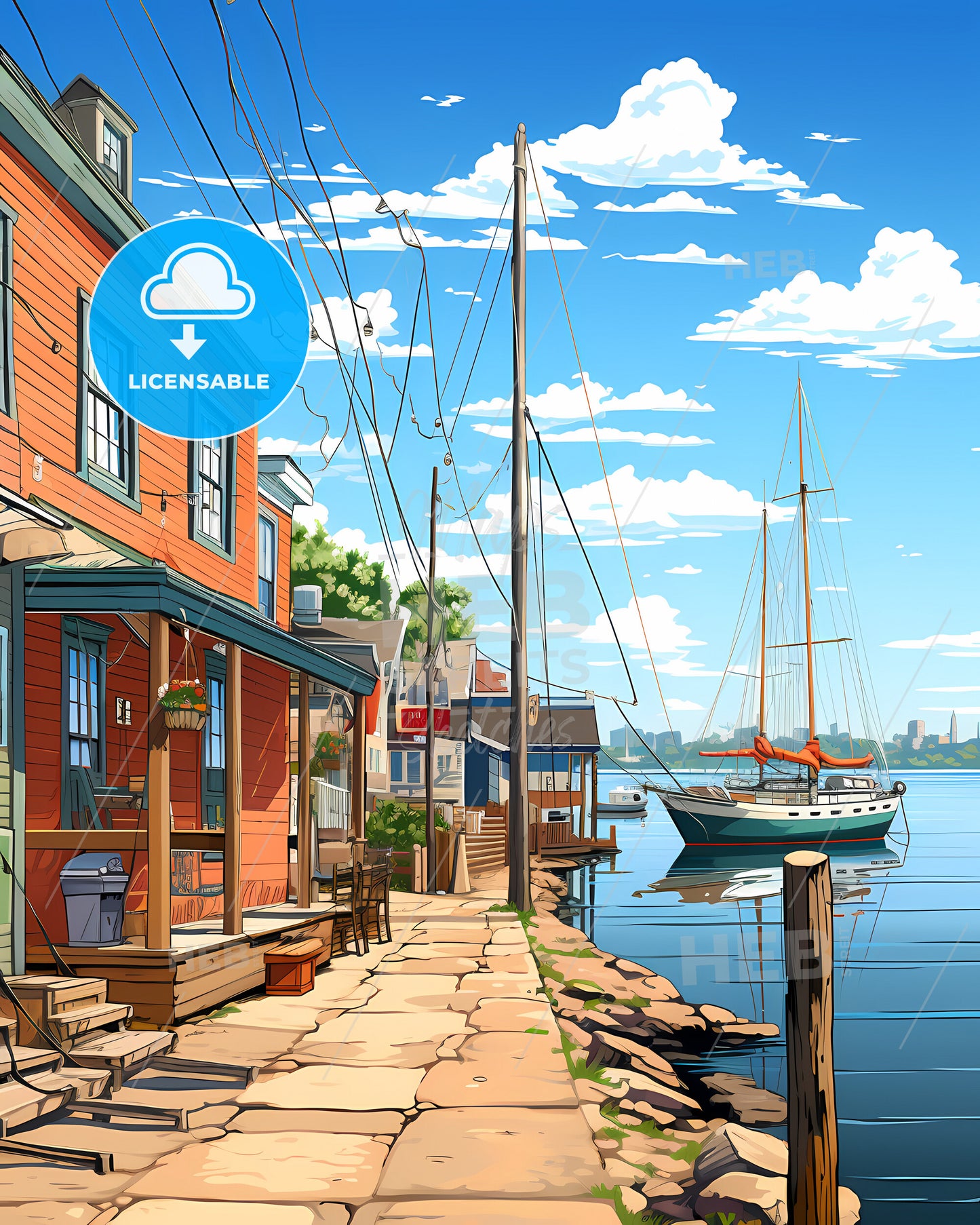 Kampen, Netherlands, a boat on the water