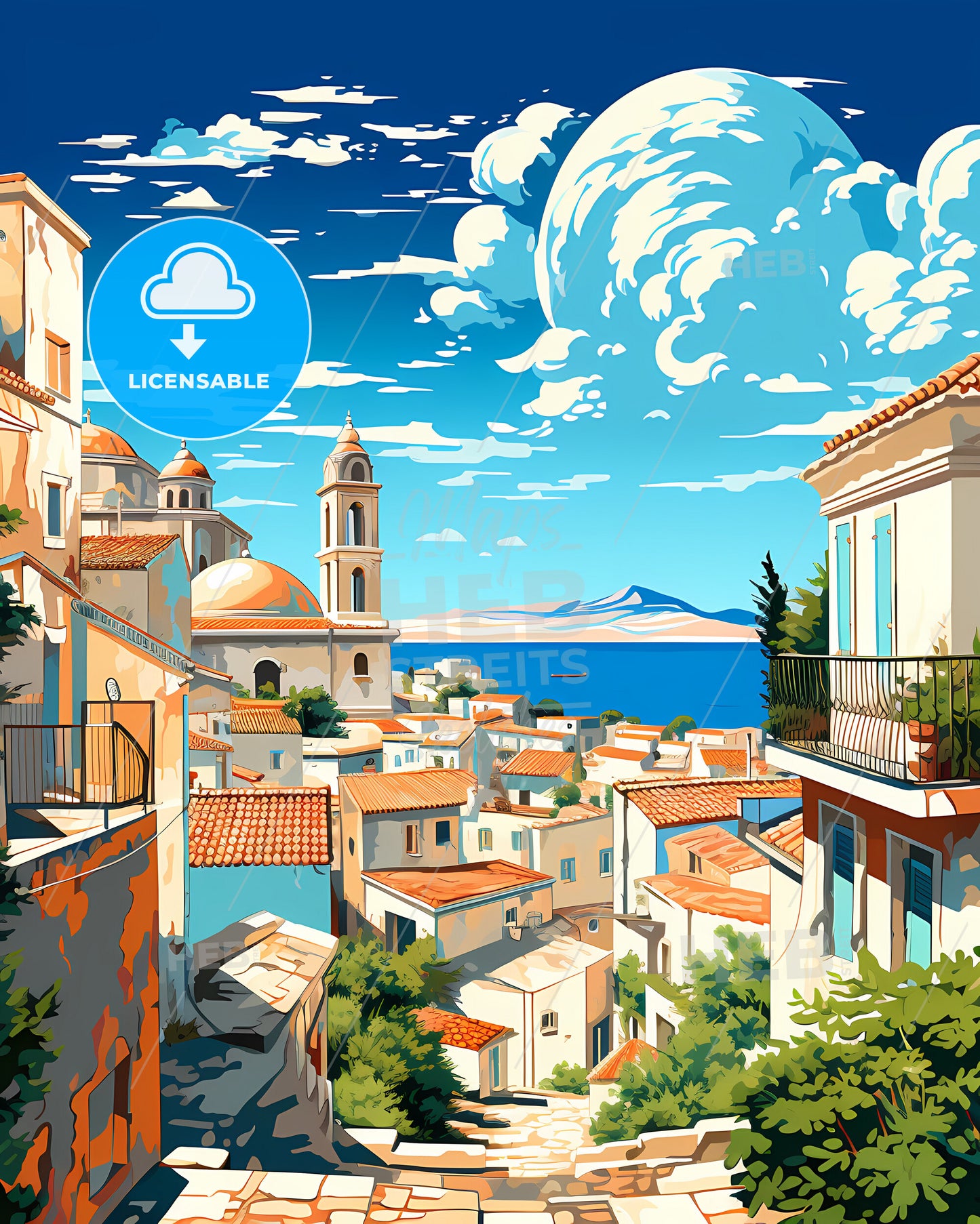 Manfredonia, Italy, a city with a body of water