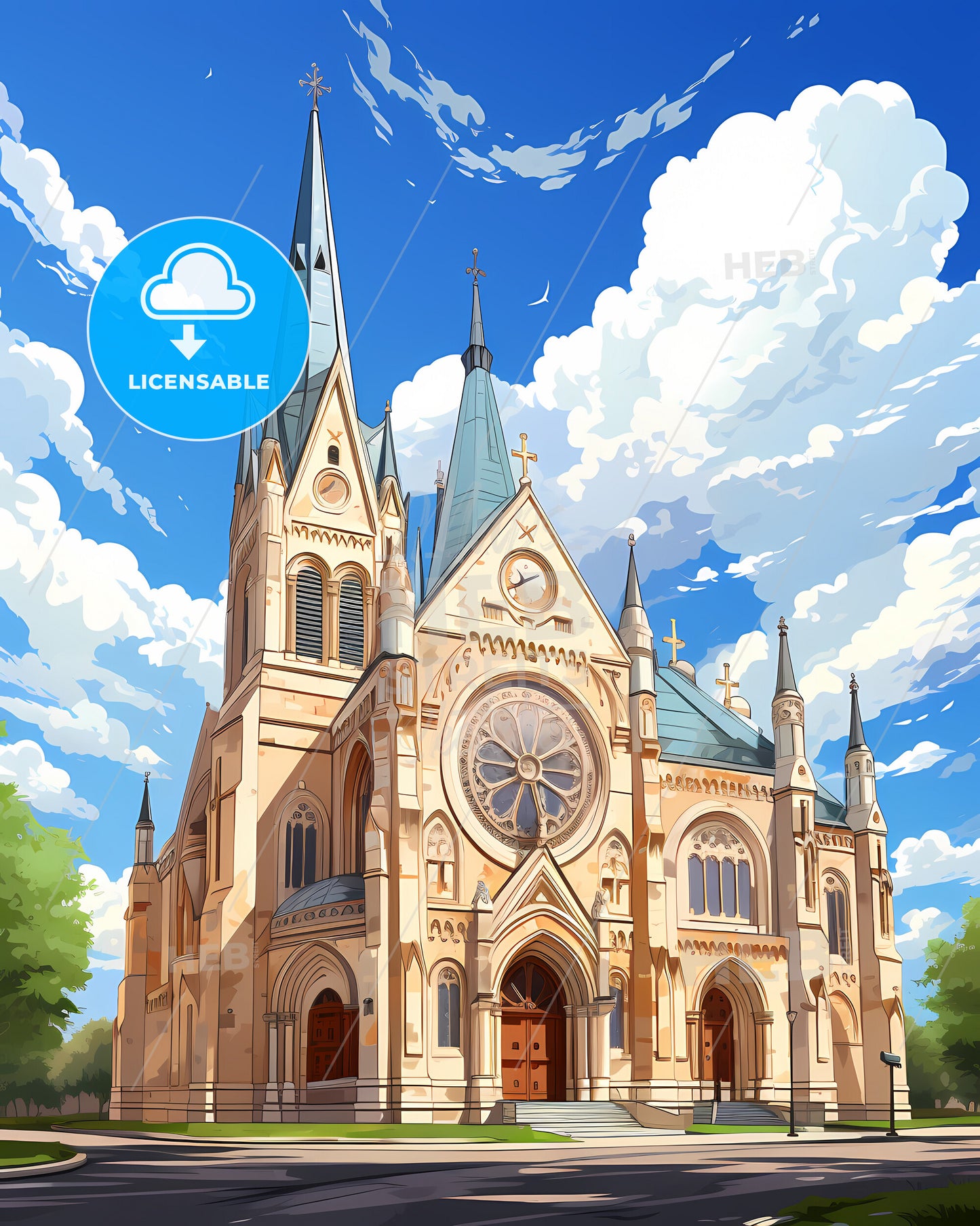 Padua, Italy, a large building with a clock on it