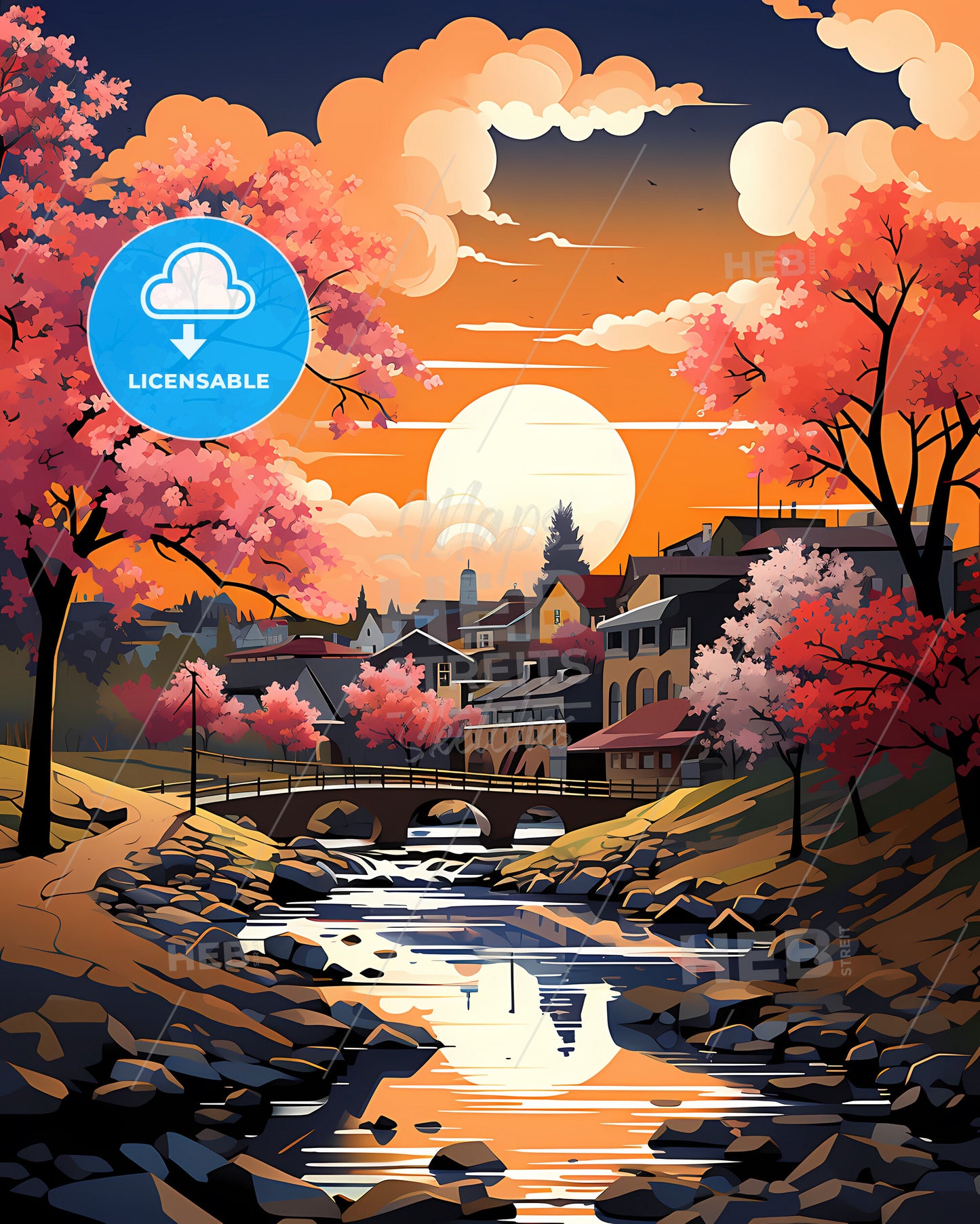 Eau Claire, Wisconsin, a river running through a town