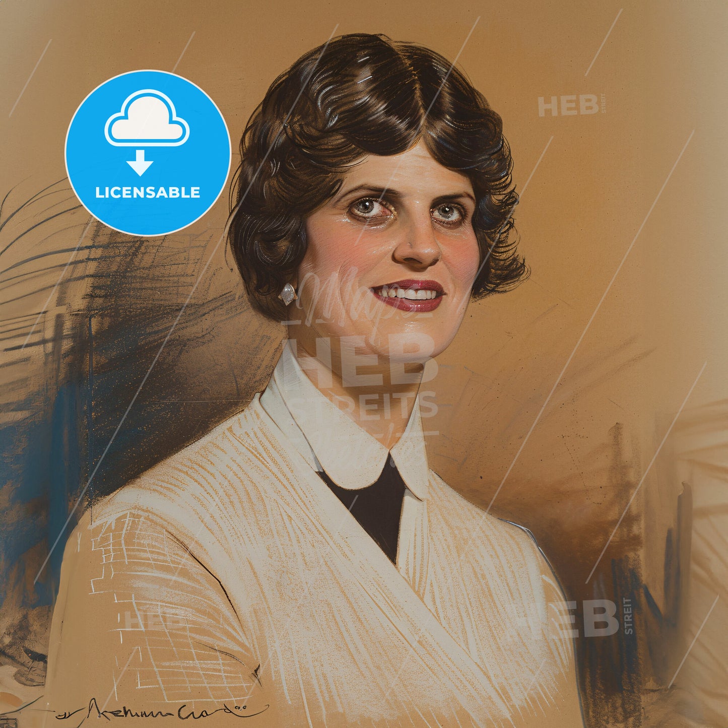 Aimee Semple McPherson, 1890 - 1944, American evangelist - A Woman Smiling At The Camera