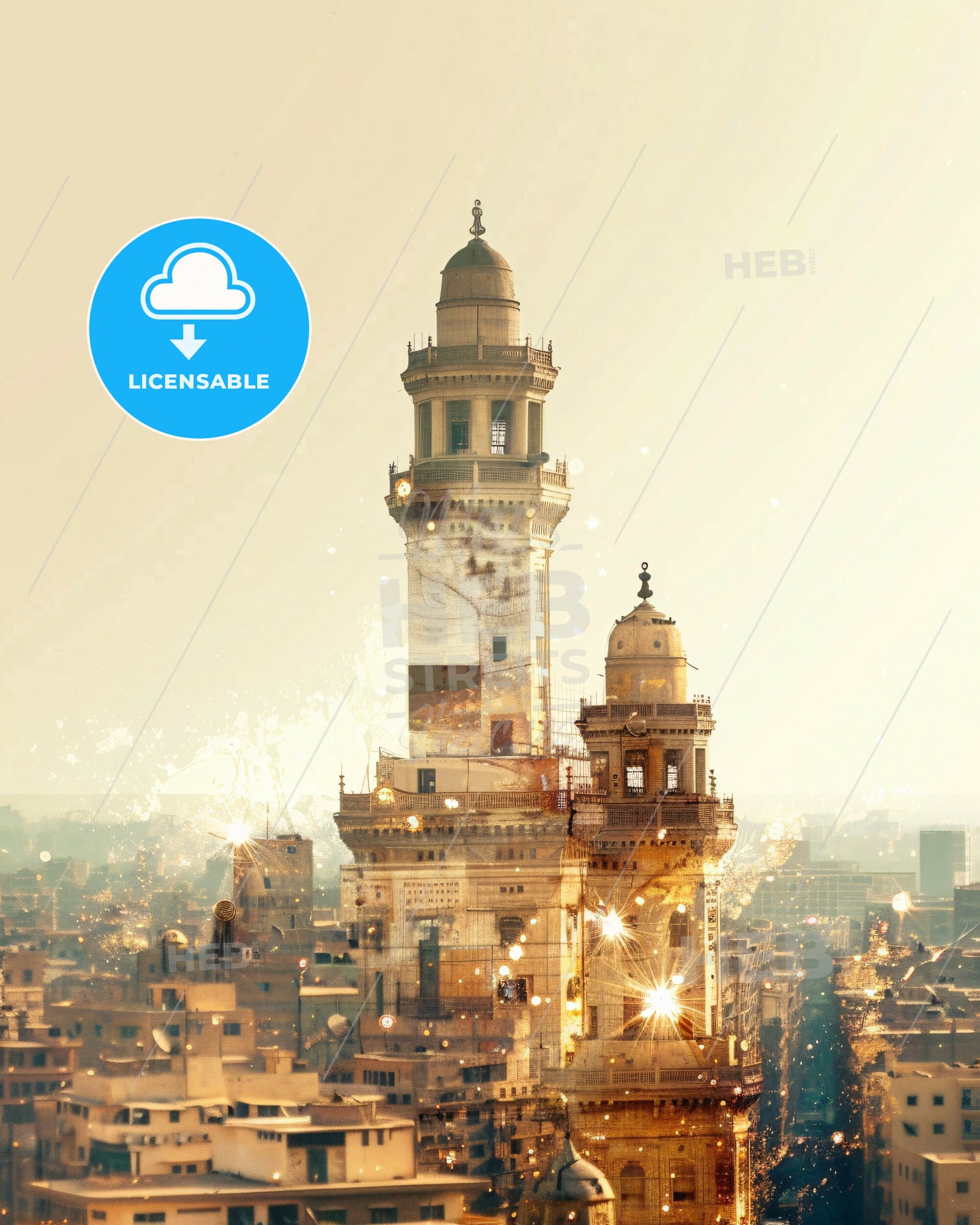 Alexandria The Beauty of Egypt in One Glance - A tall building with a tower