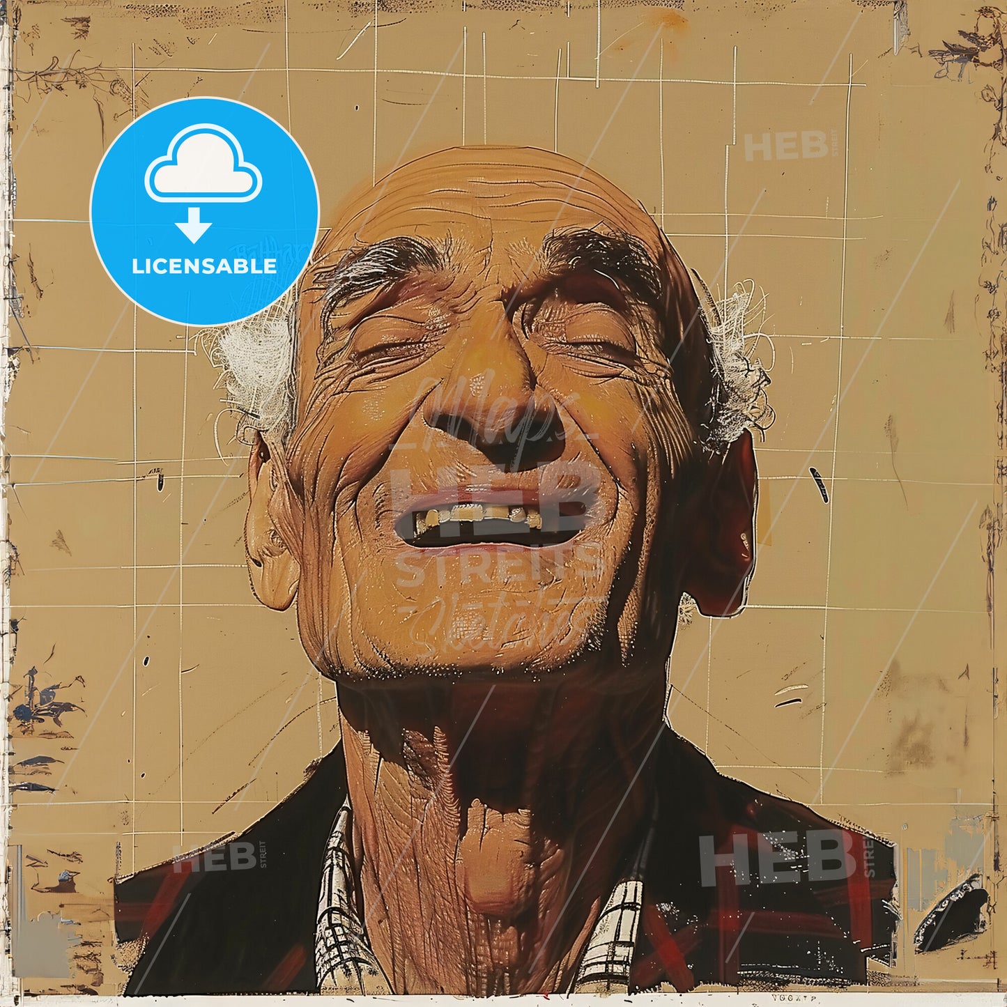 Balthus (Balthasar Klossowski), 1908 - 2001, Polish-French painter - A Man With His Eyes Closed