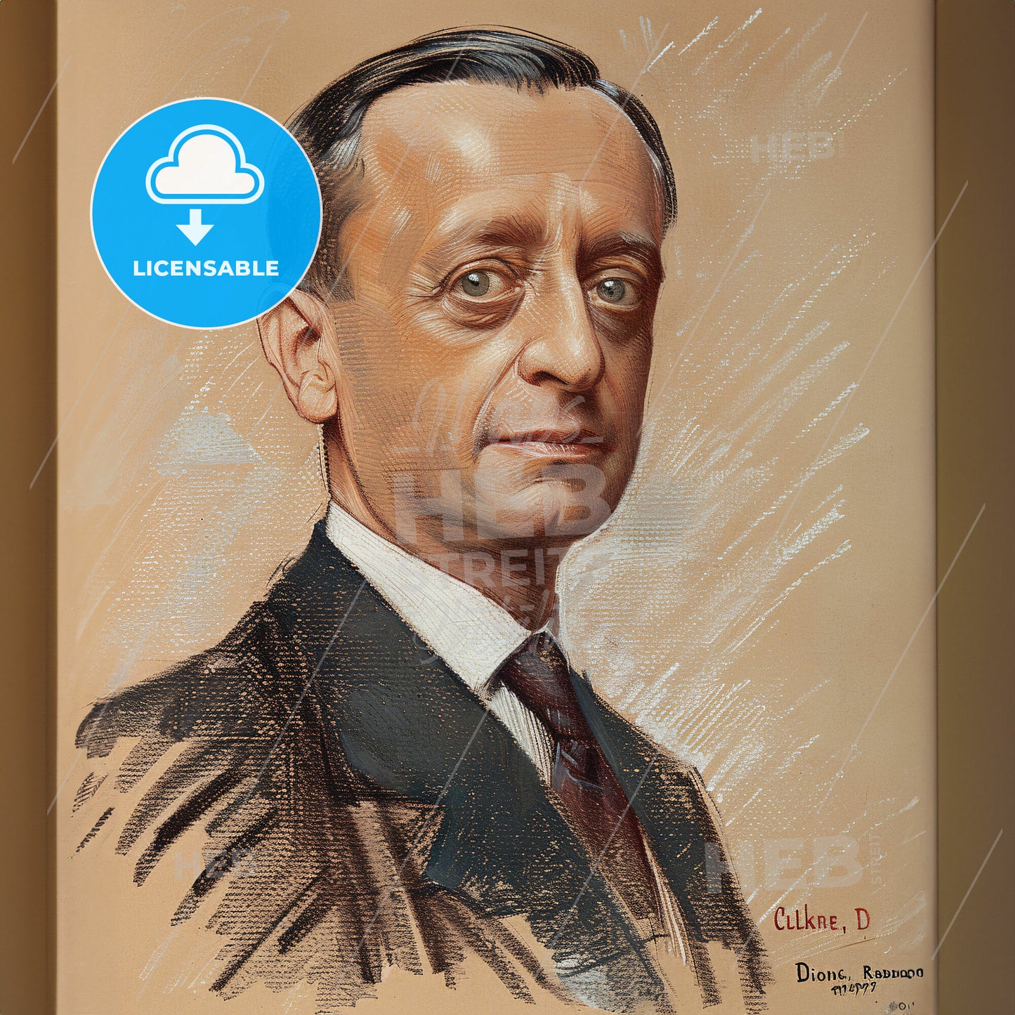 Clarence Dillon, 1882 - 1979, American investment banker - A Portrait Of A Man