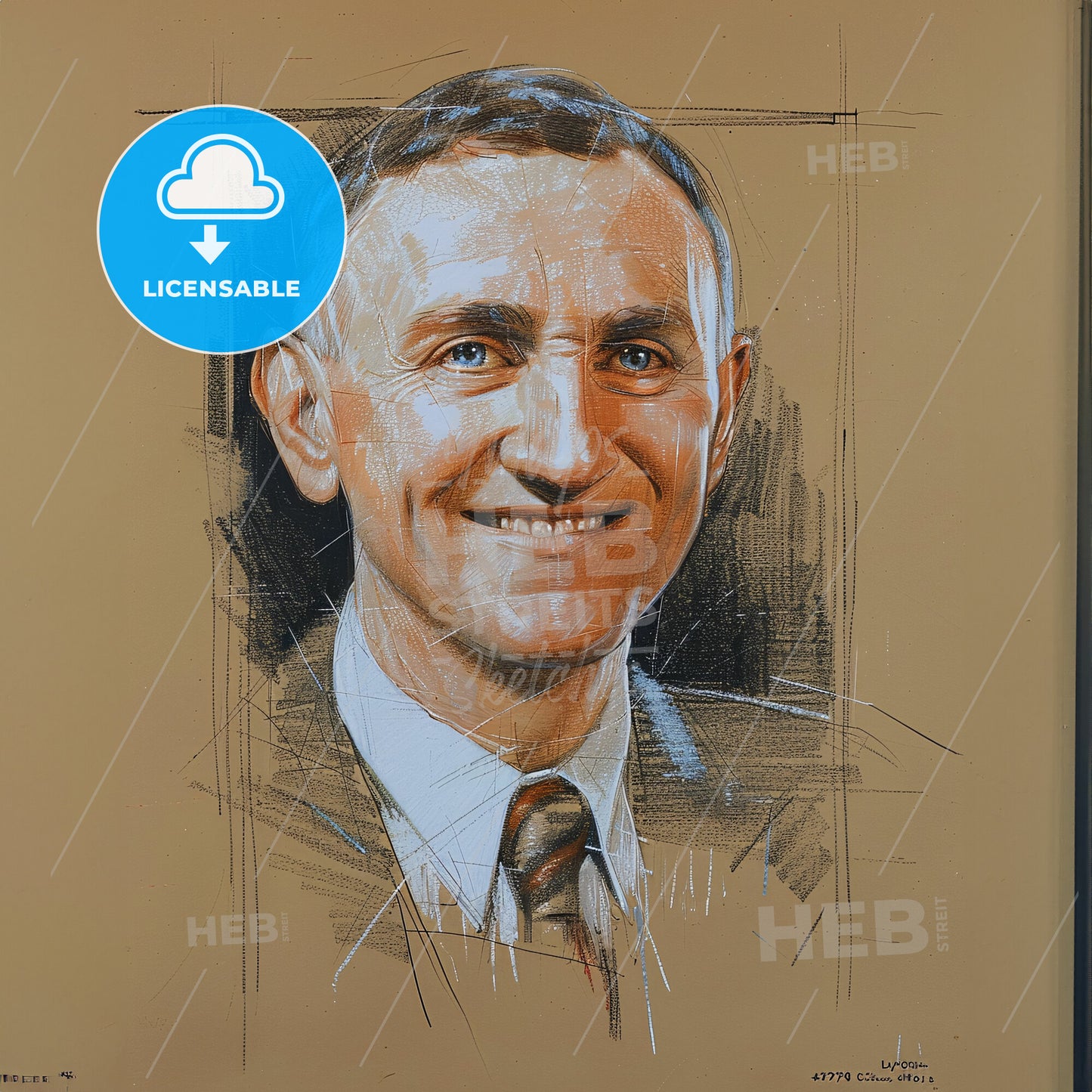 Clyde Cessna, 1879 - 1954, American aviation pioneer - A Man In A Suit And Tie