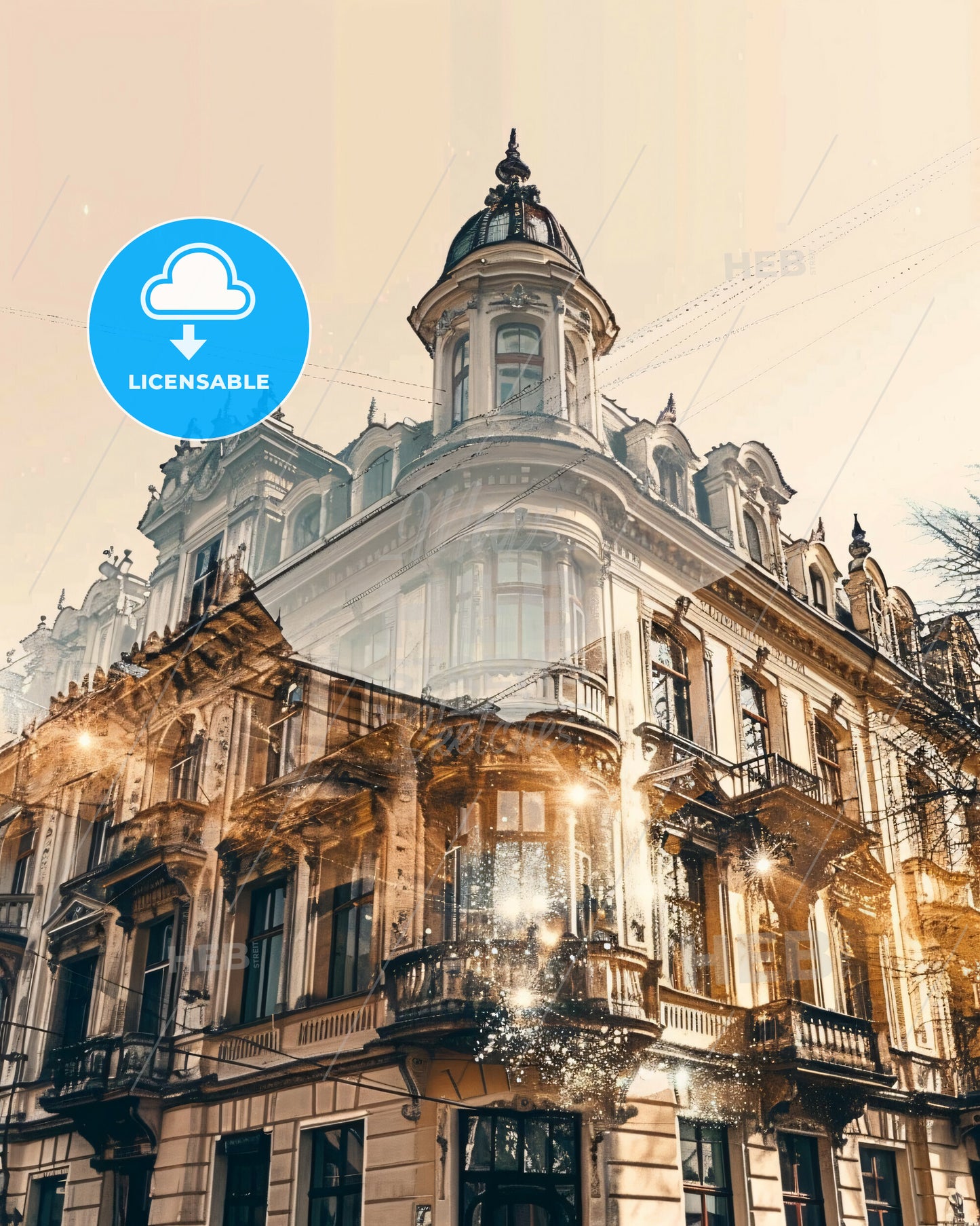 Craiova City Skyline Pop Art Poster - A building with a tower