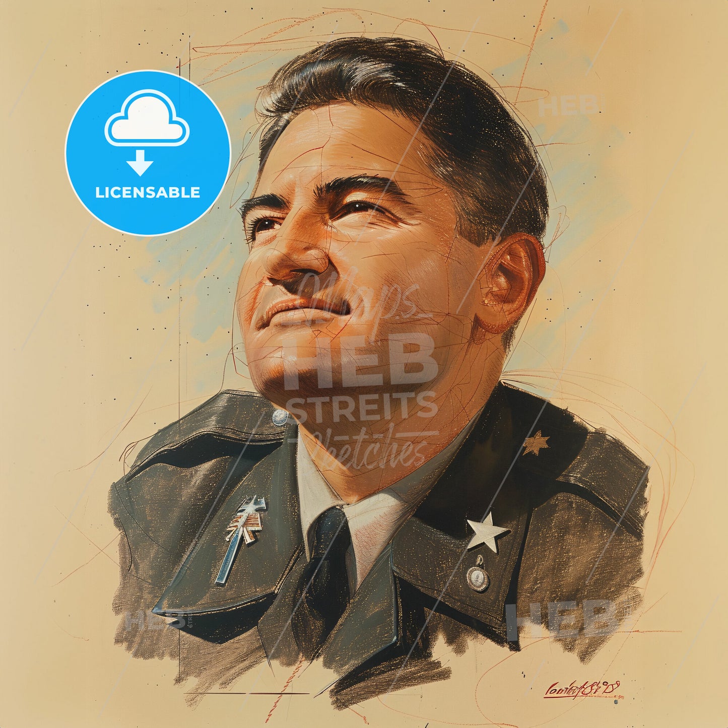 Curtis LeMay, 1906 - 1990, American General - A Man In A Military Uniform