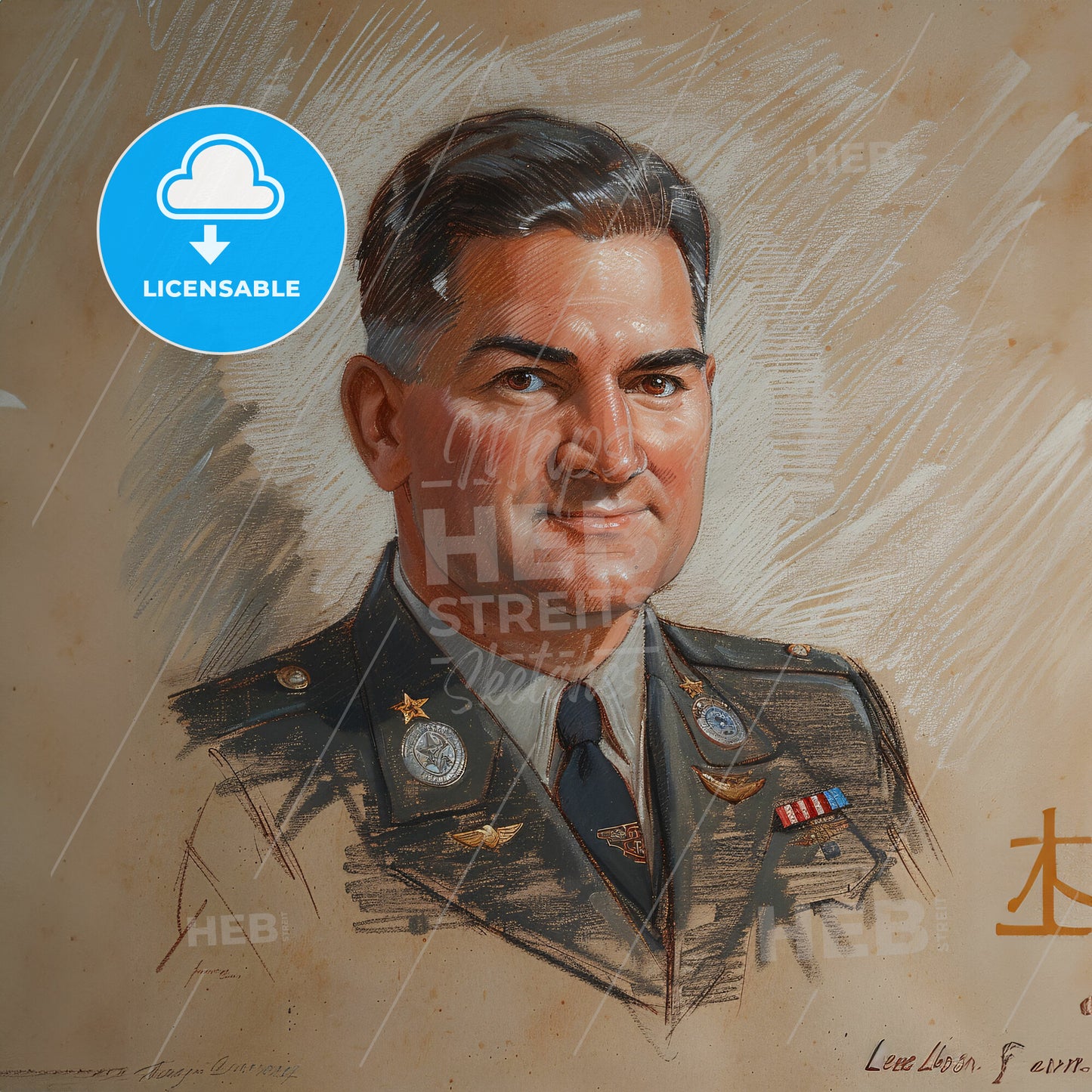 Curtis LeMay, 1906 - 1990, American General - A Portrait Of A Man In Uniform