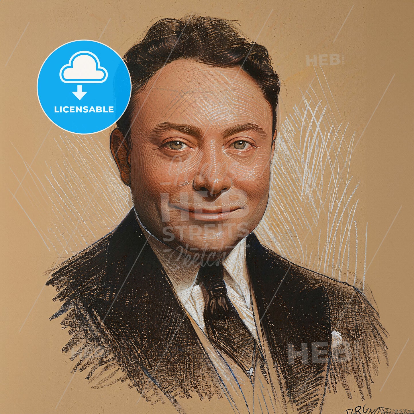 David Sarnoff, 1891 - 1971, American business magnate - A Man In A Suit And Tie