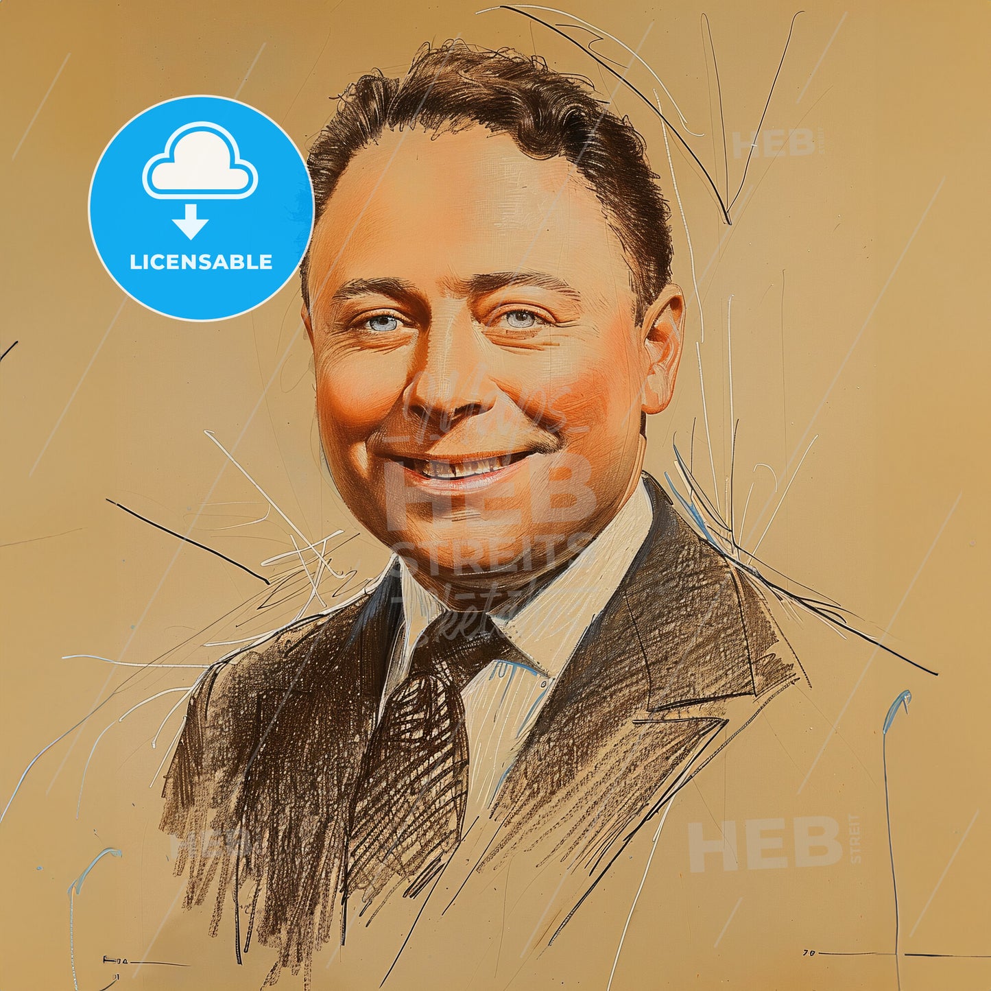 David Sarnoff, 1891 - 1971, American business magnate - A Man In A Suit And Tie