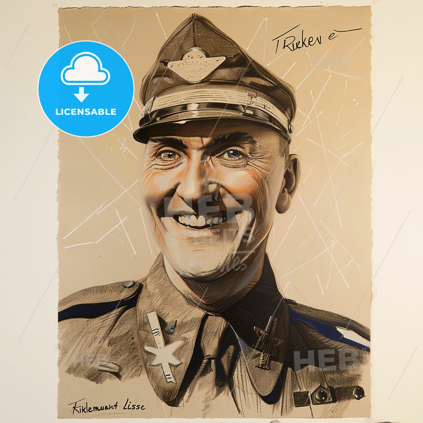 Eddie Rickenbacker, 1890 - 1973, American fighter ace and aviator - A Man In A Military Uniform