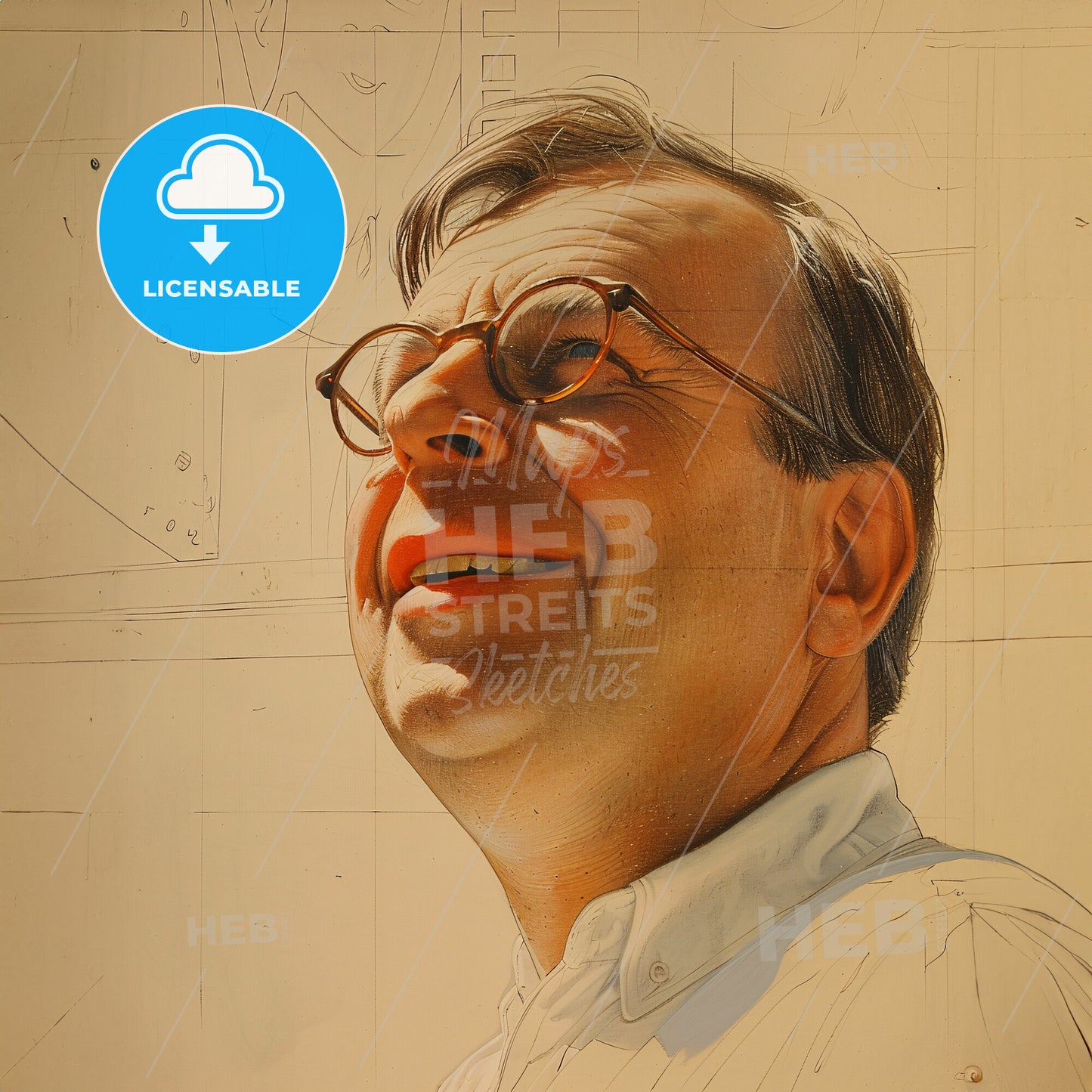 Eero Saarinen, 1910 - 1961, Finnish-American architect - A Man Wearing Glasses And Smiling