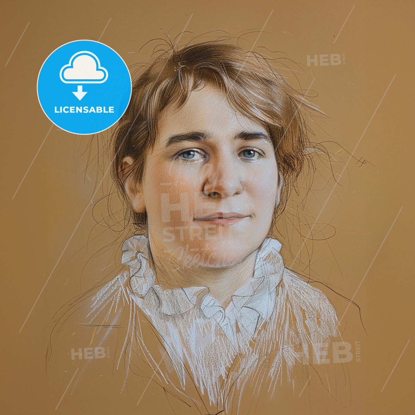 Emma Goldman, 1869 - 1940, Russian-American anarchist - A Drawing Of A Woman