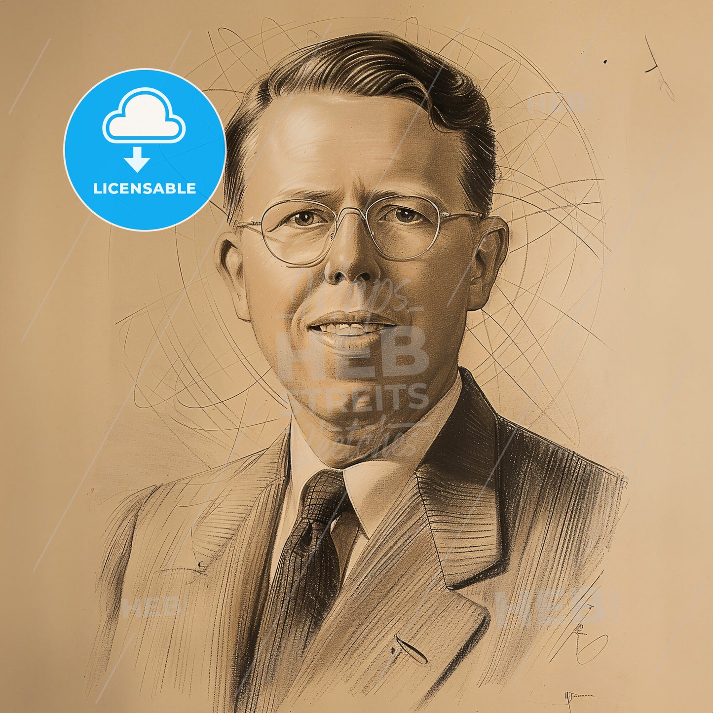 Ernest Lawrence, 1901 - 1958, American physicist - A Man Wearing Glasses And A Suit