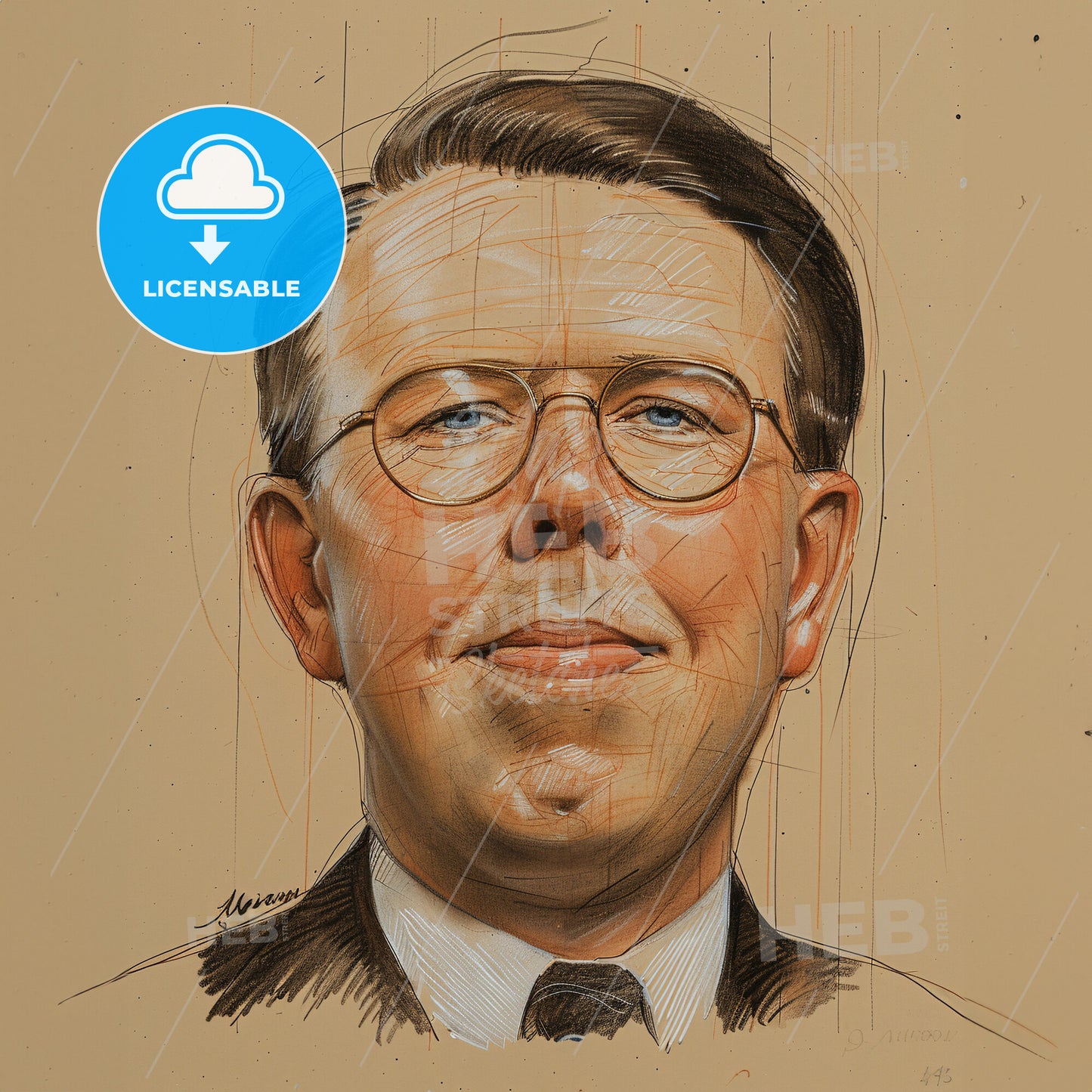 Ernest Lawrence, 1901 - 1958, American physicist - A Man With Glasses And A Suit