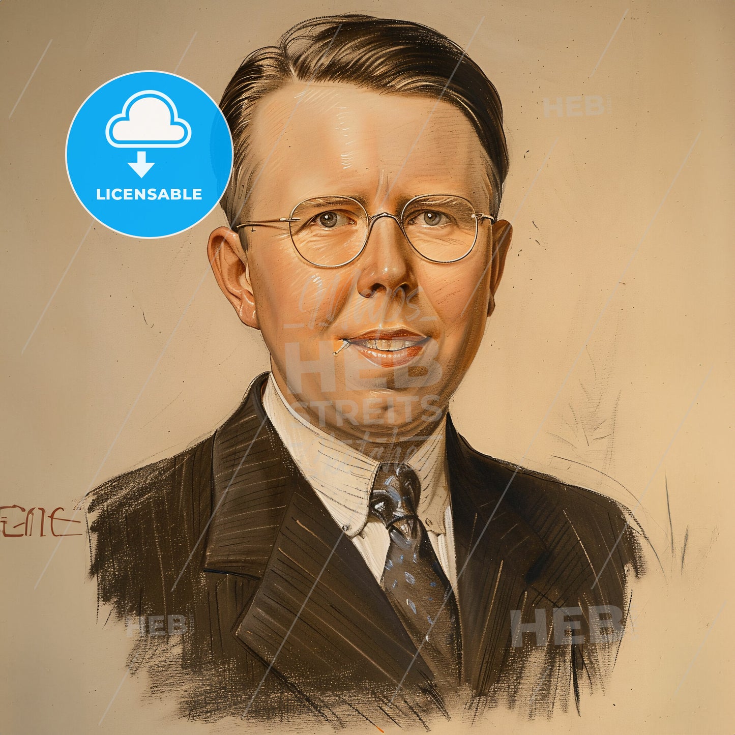 Ernest Lawrence, 1901 - 1958, American physicist - A Man Wearing Glasses And A Suit