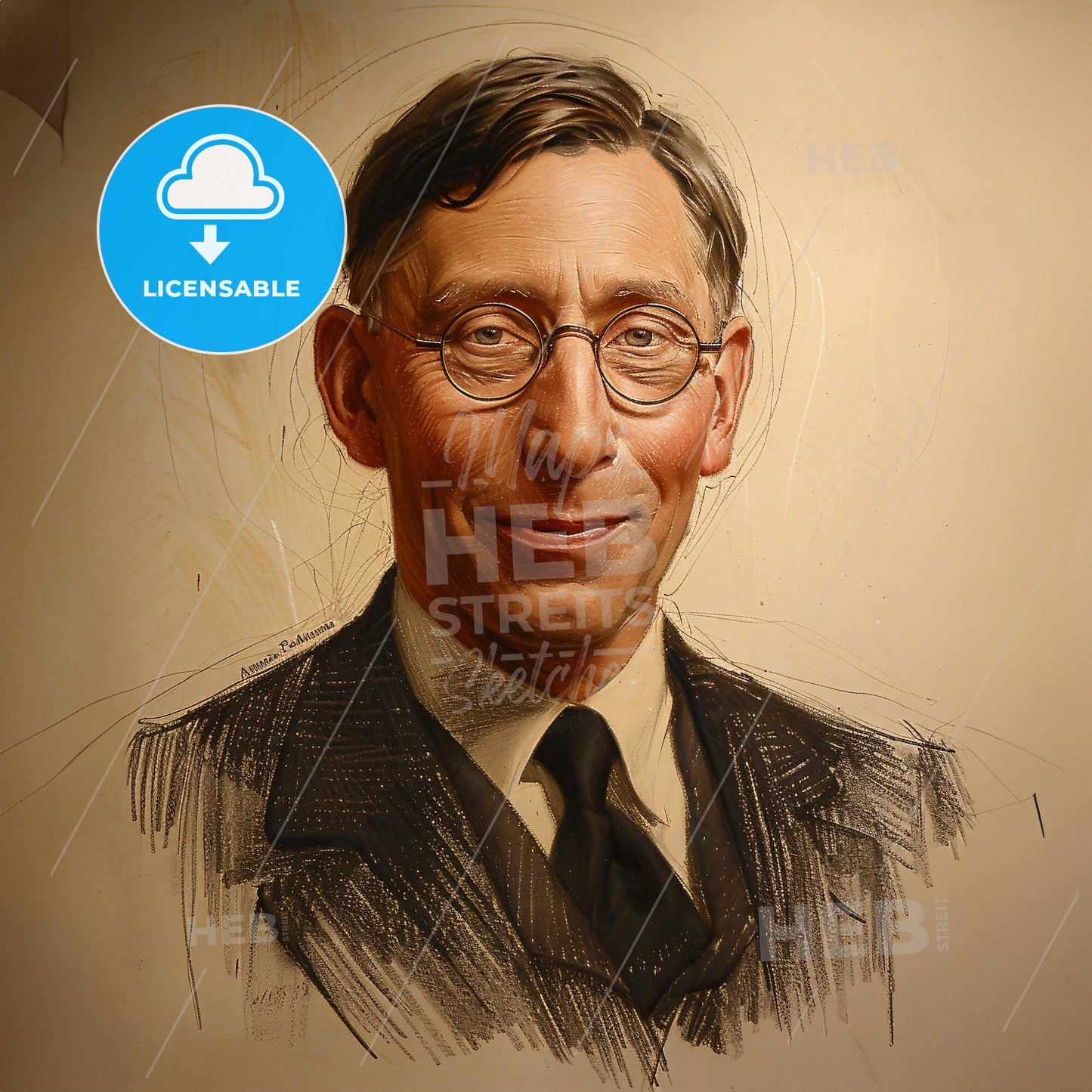 Frederick Banting, 1891 - 1941, Canadian medical scientist - A Man Wearing Glasses And A Suit
