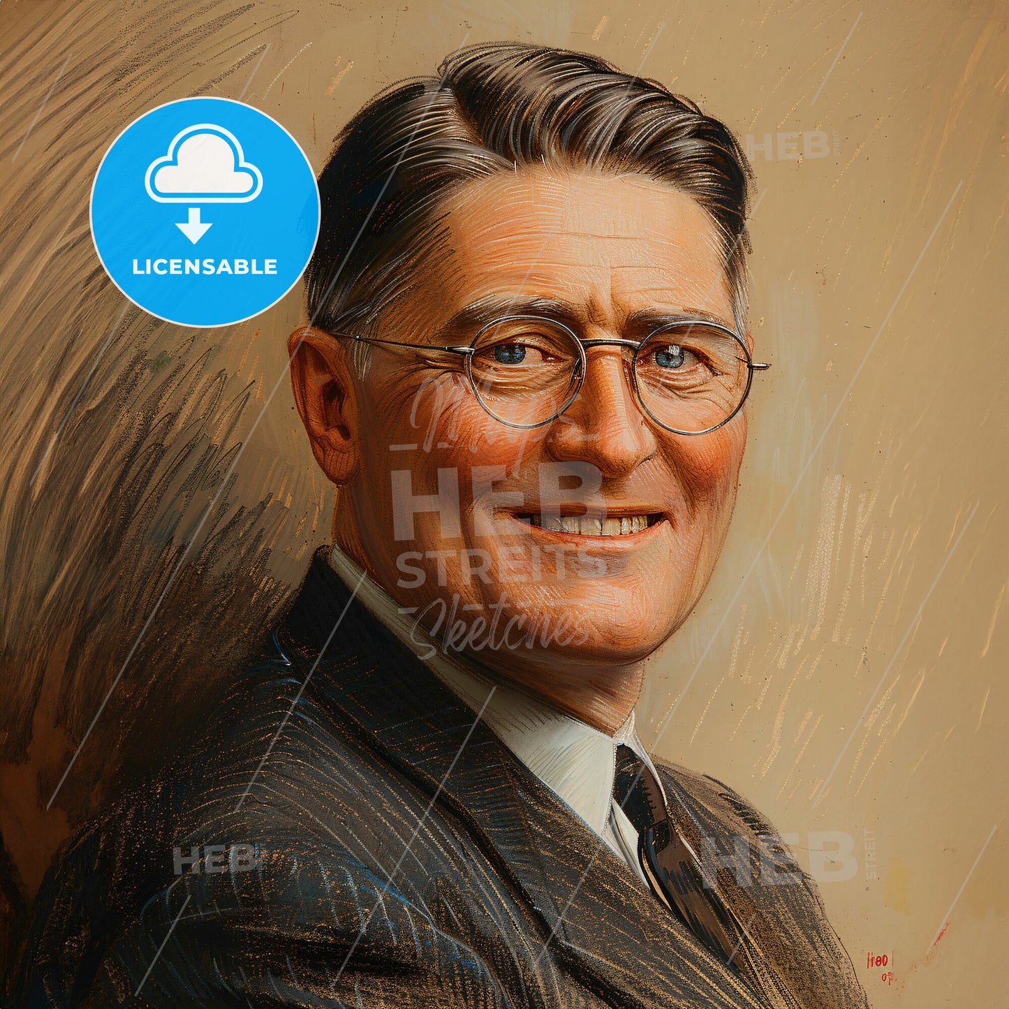 Howard Florey, 1898 - 1968, Australian pharmacologist - A Man Wearing Glasses And A Suit