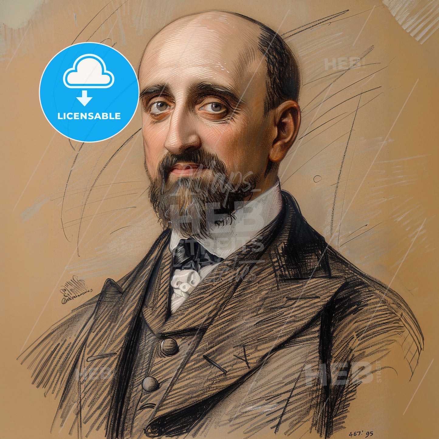 Jean-Baptiste Charcot, 1867 - 1936, French polar explorer and navigator - A Man With A Beard And Mustache