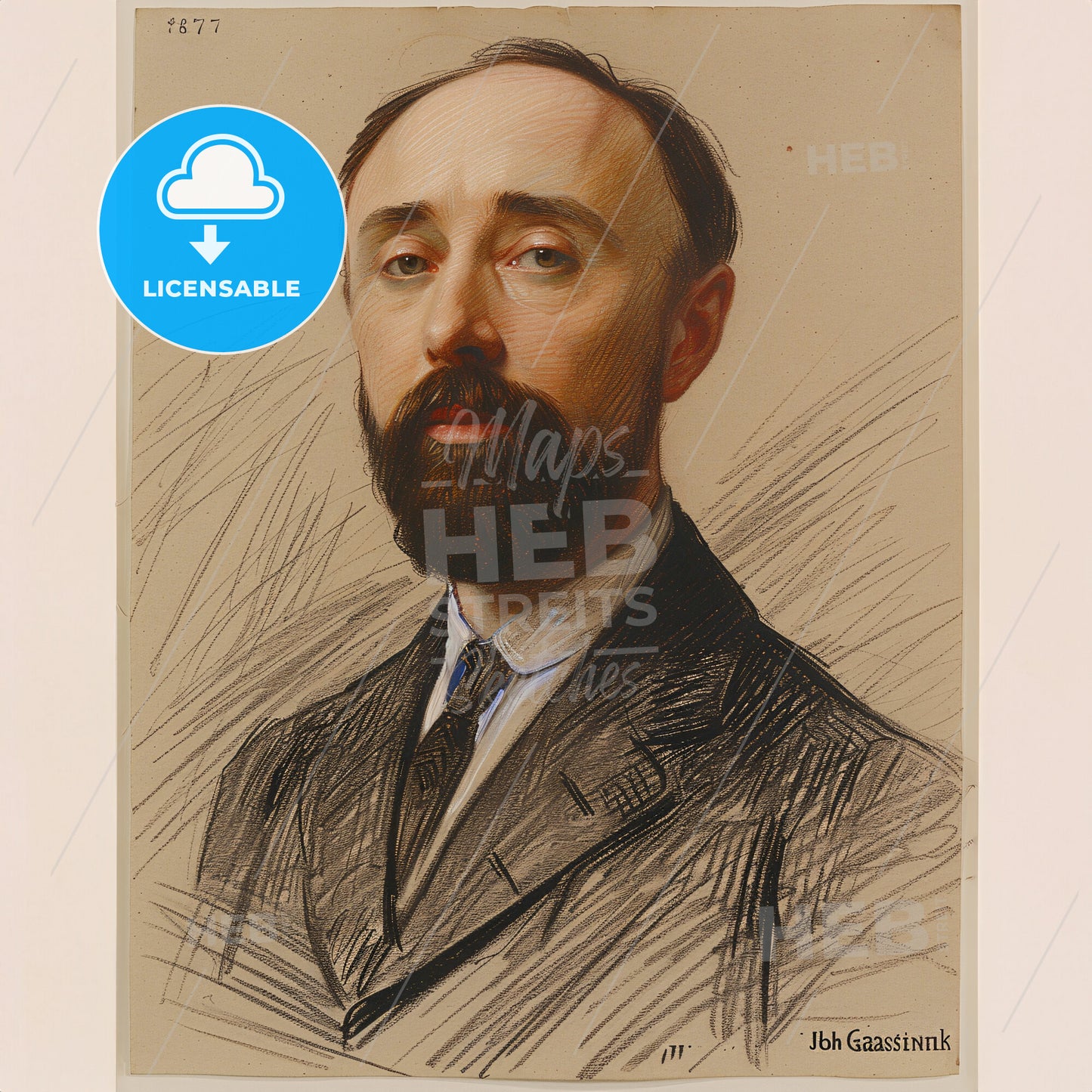 John Garstang, 1876 - 1956, British archaeologist - A Man With A Beard