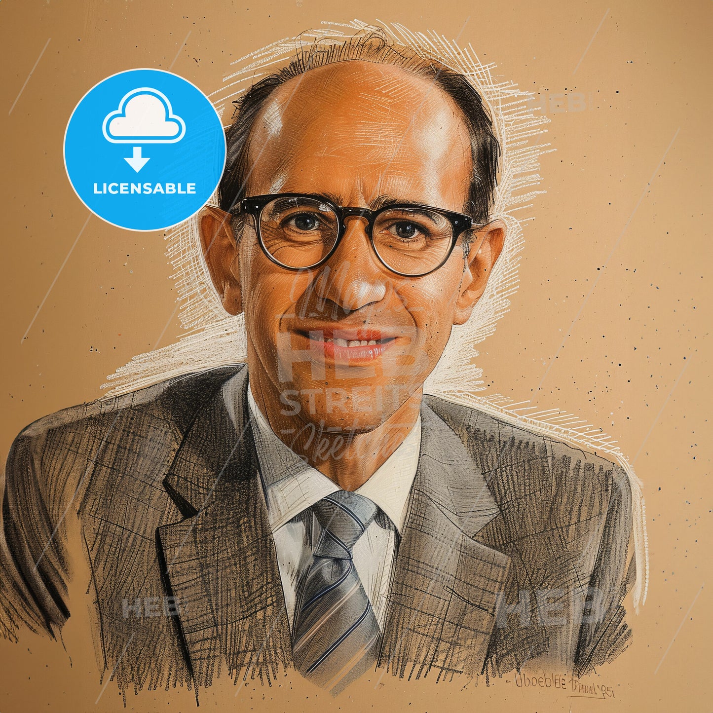 Jonas Salk, 1914 - 1995, American virologist - A Man Wearing Glasses And A Suit