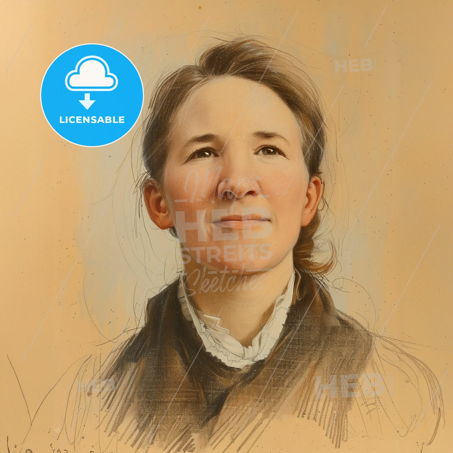 Mary Reed, 1854 - 1943, American missionary - A Woman With Brown Hair And A White Shirt