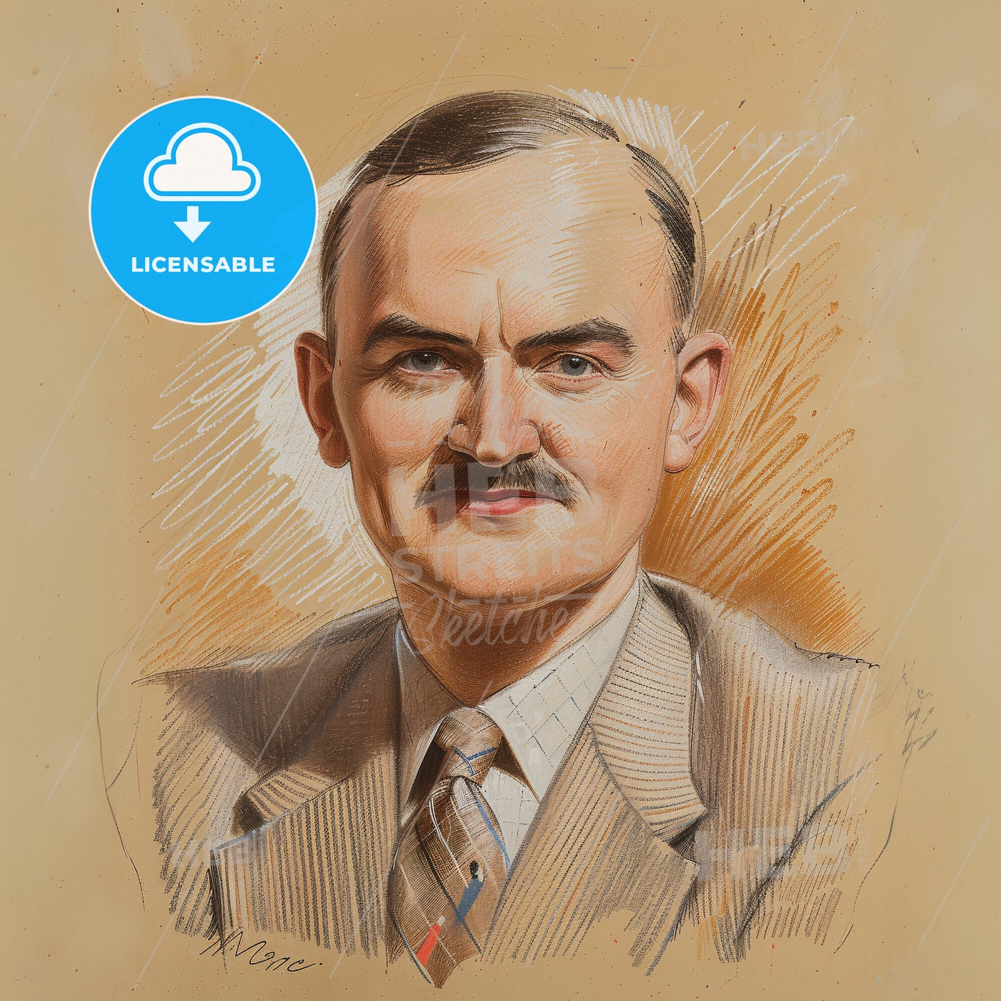 Max Mallowan, 1904 - 1978, British archaeologist - A Portrait Of A Man