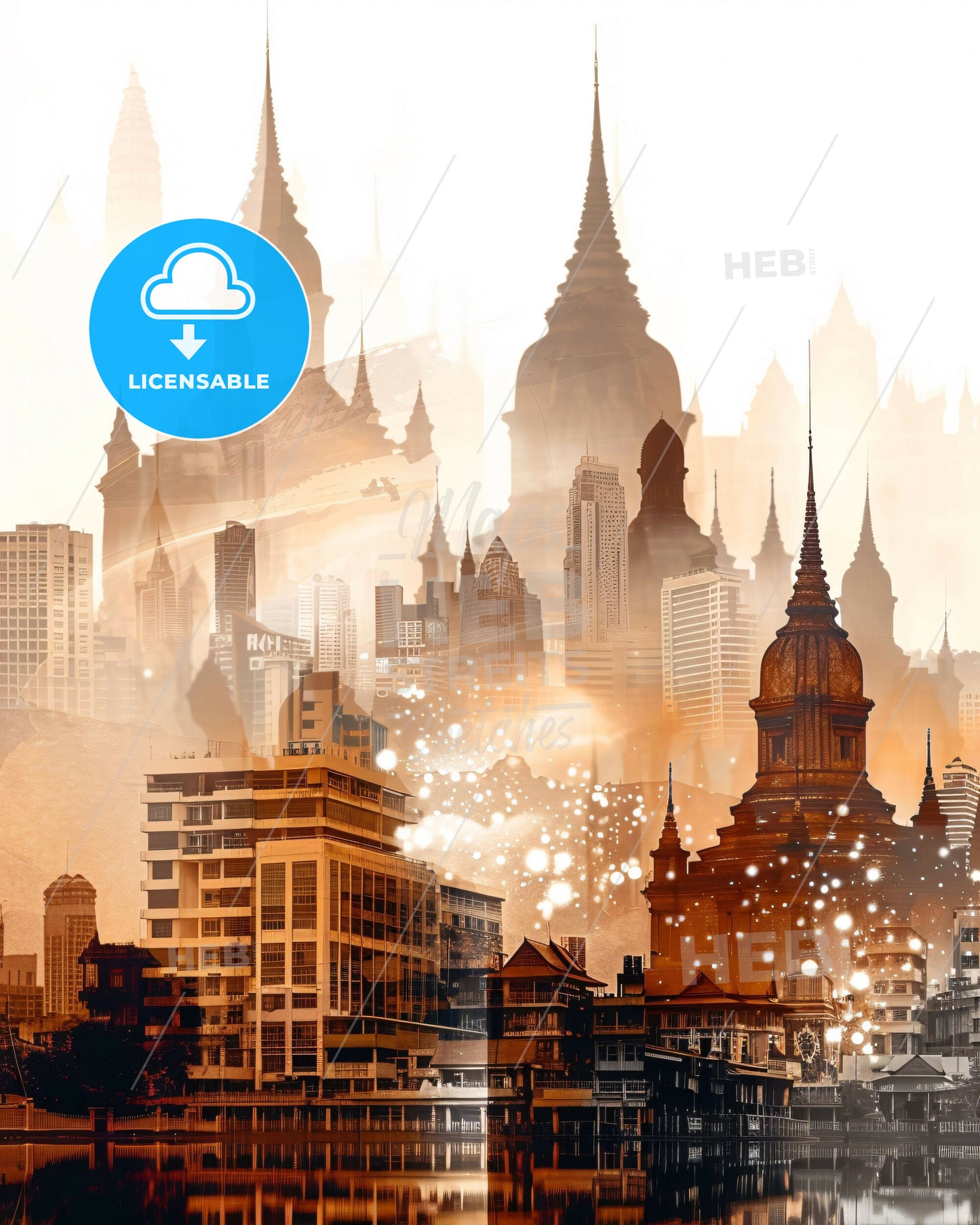 Nakhon Ratchasima: A City in Two Exposures - A city with many tall buildings