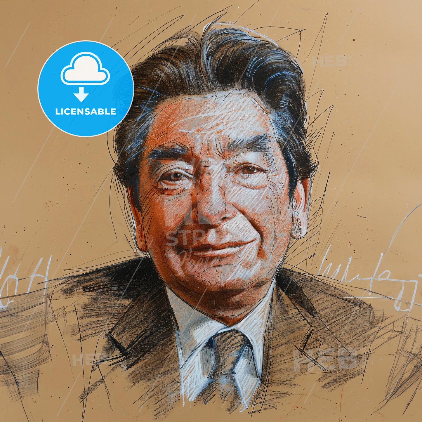 Octavio Paz, 1914 - 1998, Mexican poet - A Drawing Of A Man