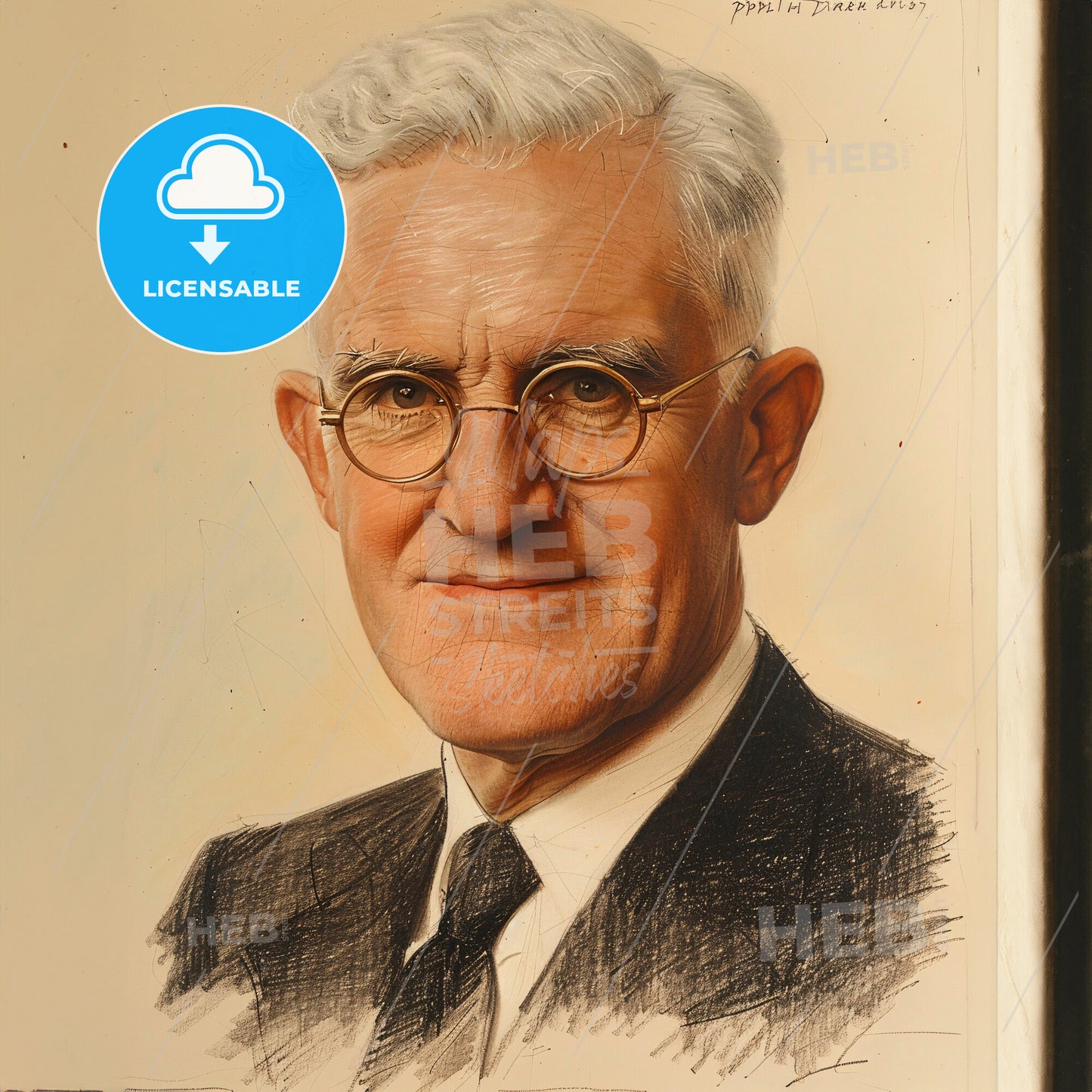 Philip Drinker, 1894 - 1972, American industrial hygienist and inventor - A Portrait Of A Man Wearing Glasses