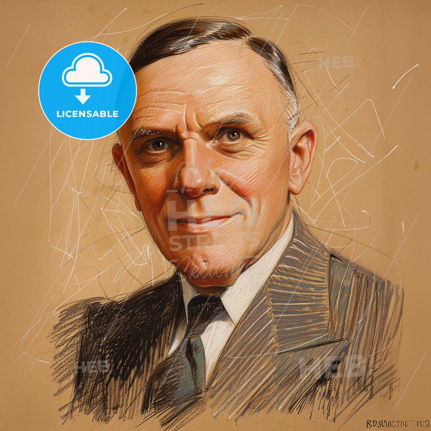 Ralph Waters, 1883 - 1979, American anesthesiologist - A Man In A Suit And Tie