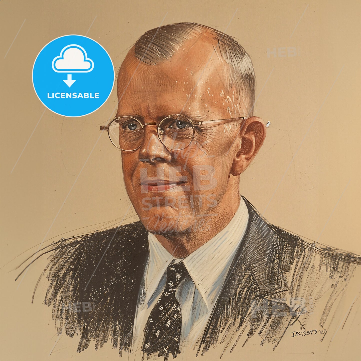 Robert Dripps, 1911 - 1973, American anesthesiologist - A Man Wearing Glasses And A Suit